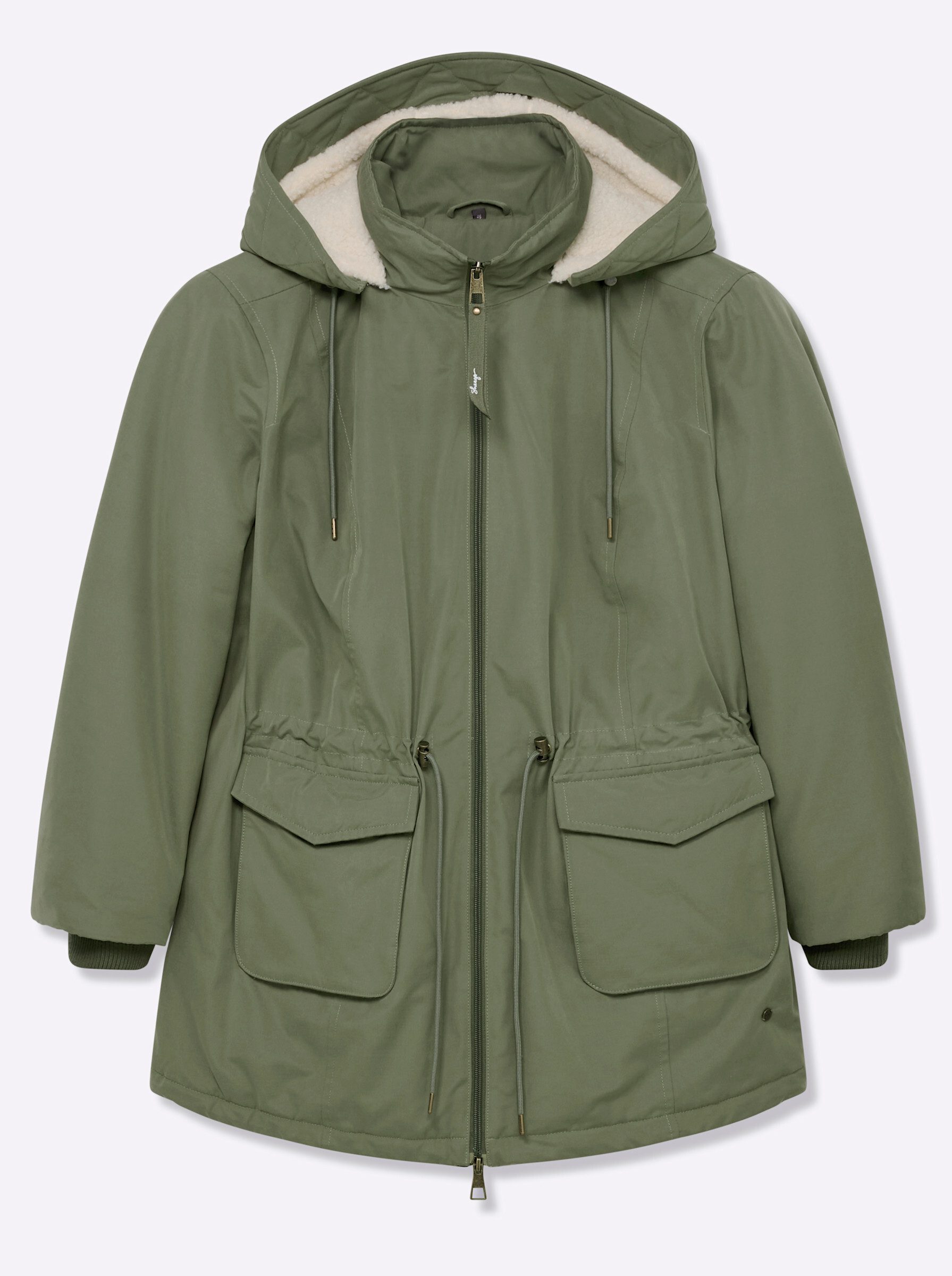 Sheego Allwetterjacke Parka Langarm