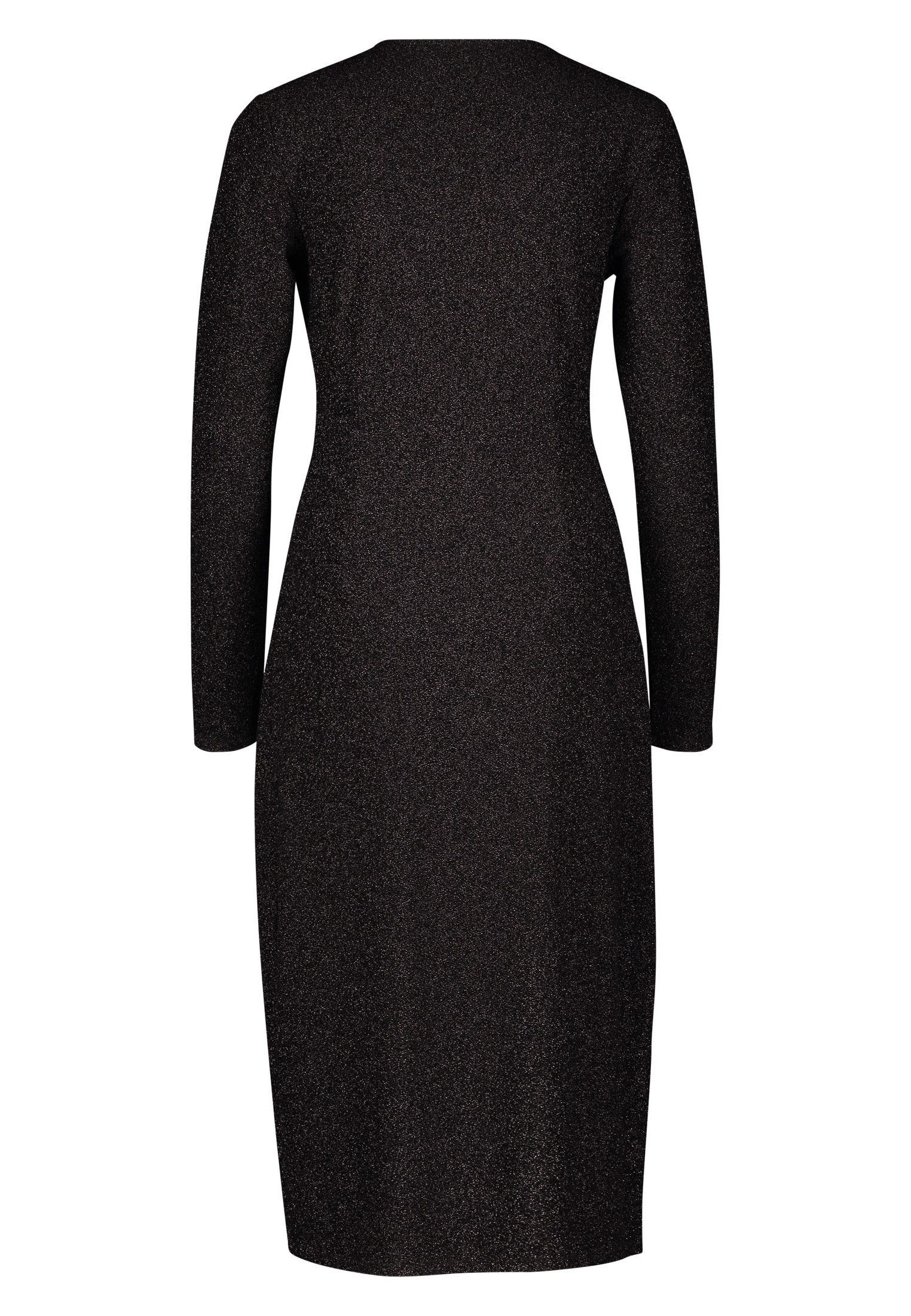 Zero Wickelkleid zero Glitzerkleid mit Wickeloptik Wickeldesign