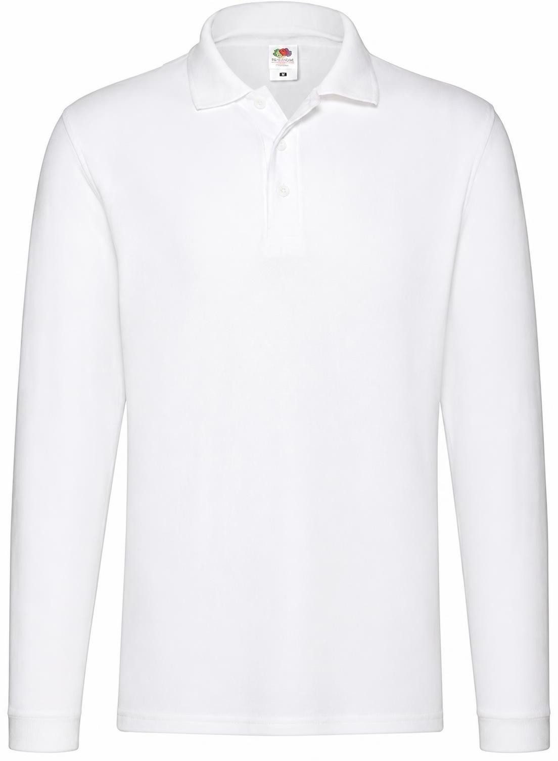 Fruit of the Loom Langarm-Poloshirt Herren Premium Long Sleeve Poloshirt