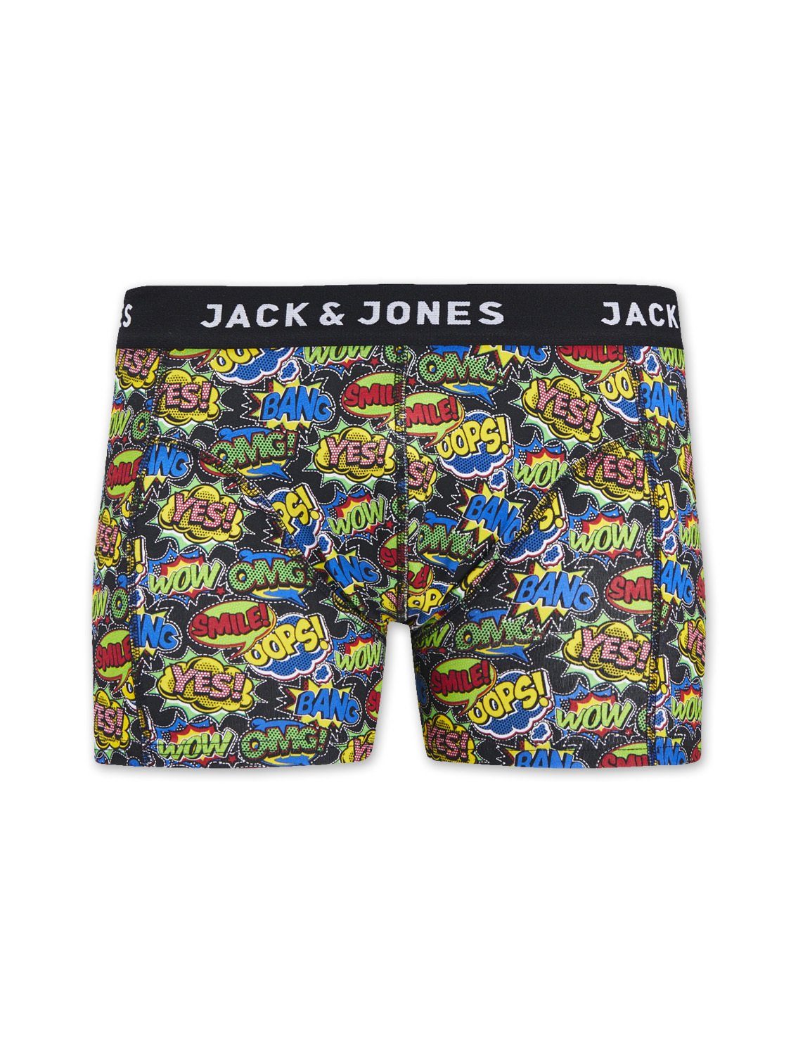 Pack) 5er Jacvel gute Baumwollqualität durch (5-St., 4 elastische & Jones Boxershorts Detail Passform Jack Mix