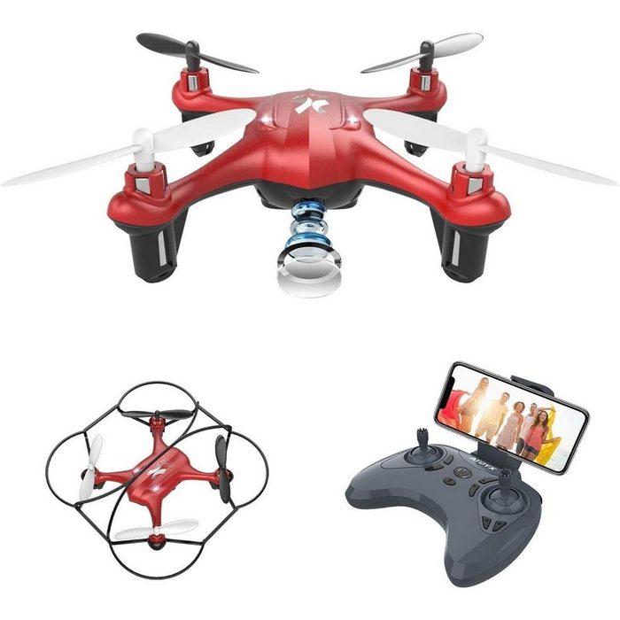 ATOYX ATOYX Mini Drohne mit Wi-Fi APP Control und HD Kamera (AT-96) Drohne (720(HD) Bitte lesen Sie die Bedienungsanleitung vor Gebrauch 360° Flips)