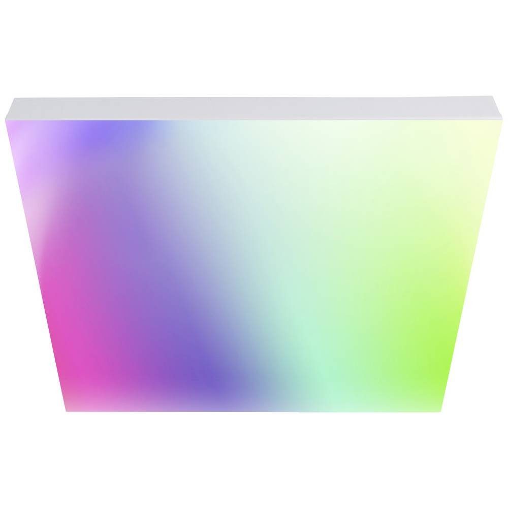 MÜLLER LICHT Deckenleuchte tint LED-Panel Aris, white+color, 30x30 LED-Panel-Leuchten 404047, App steuerbar