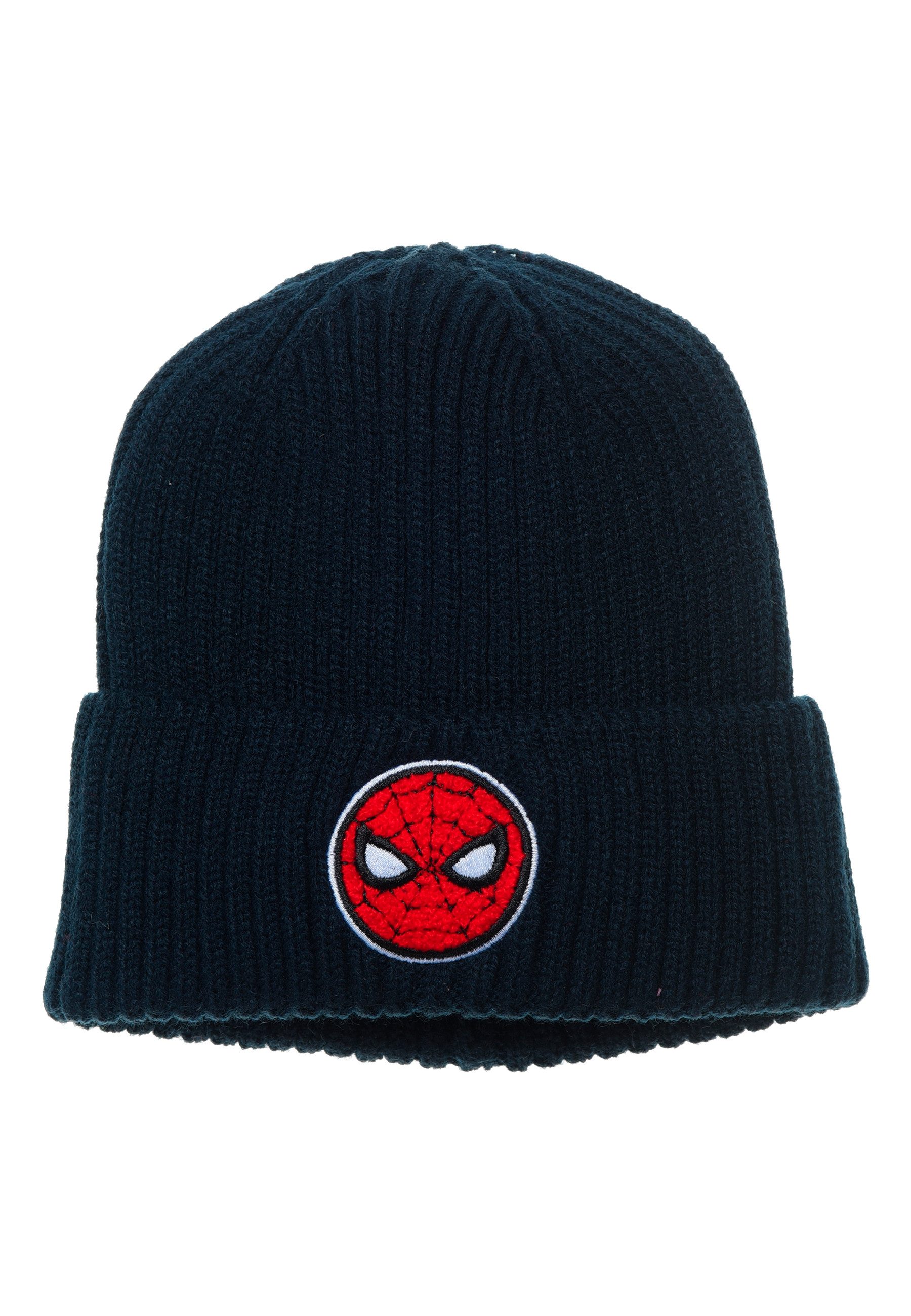 Spiderman Beanie Kinder Jungen Strickmützte Winter-Beanie-Mütze