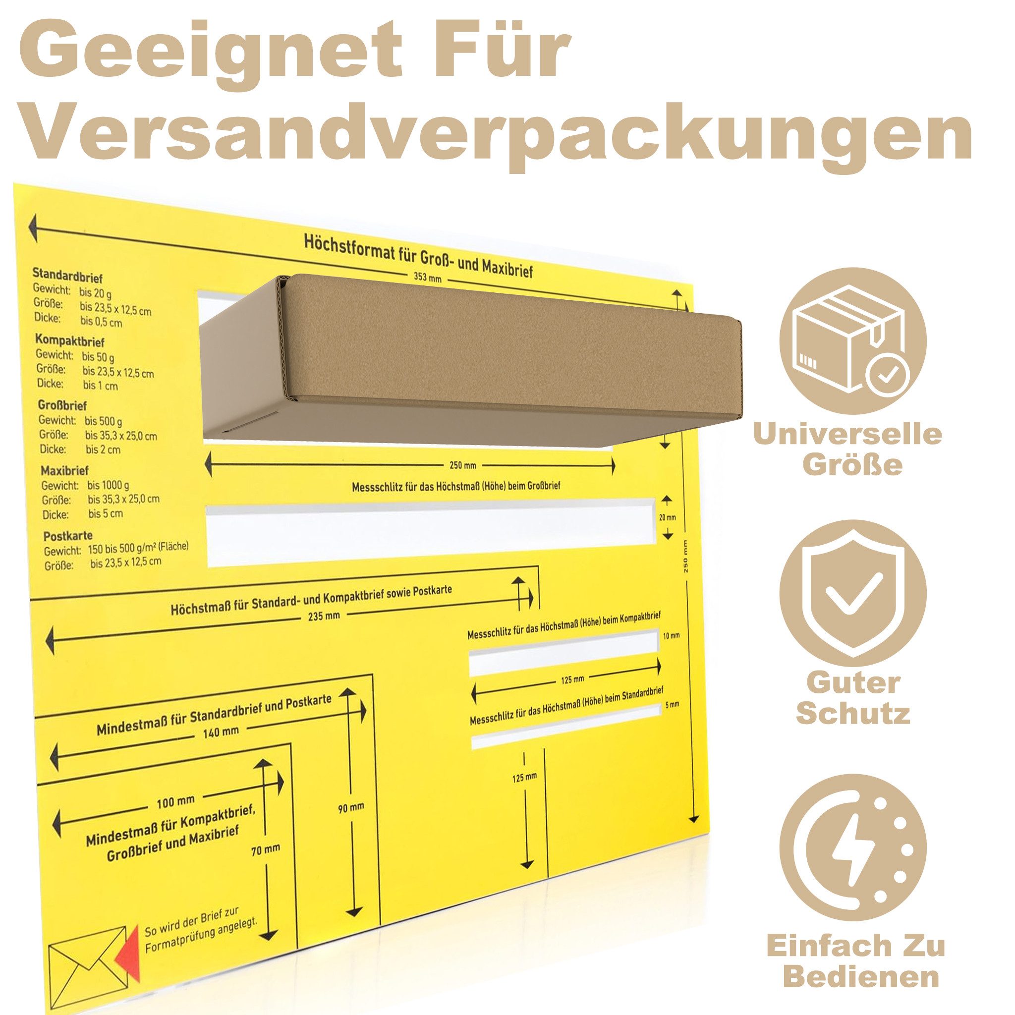 1-wellige Wellpapp-Faltkartons kaufen - stabile Versandkartons