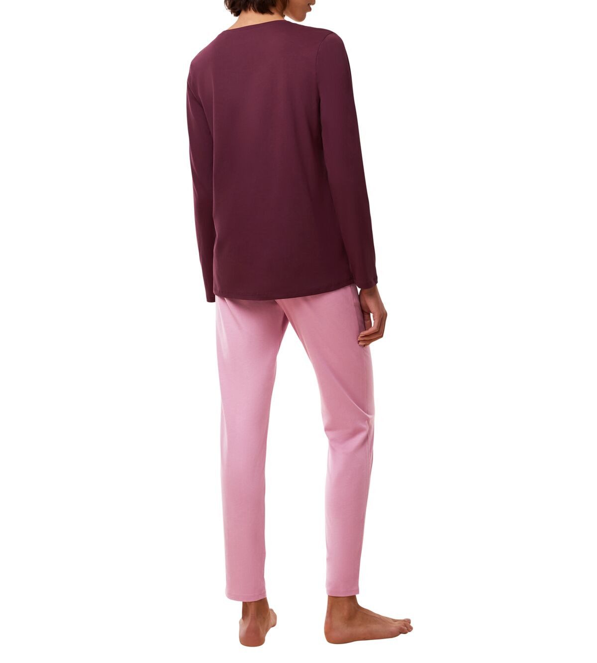 Triumph Pyjama Triumph Damen Pyjama 10221119 Burgundy (1 Stück, 1 tlg., 1 S günstig online kaufen