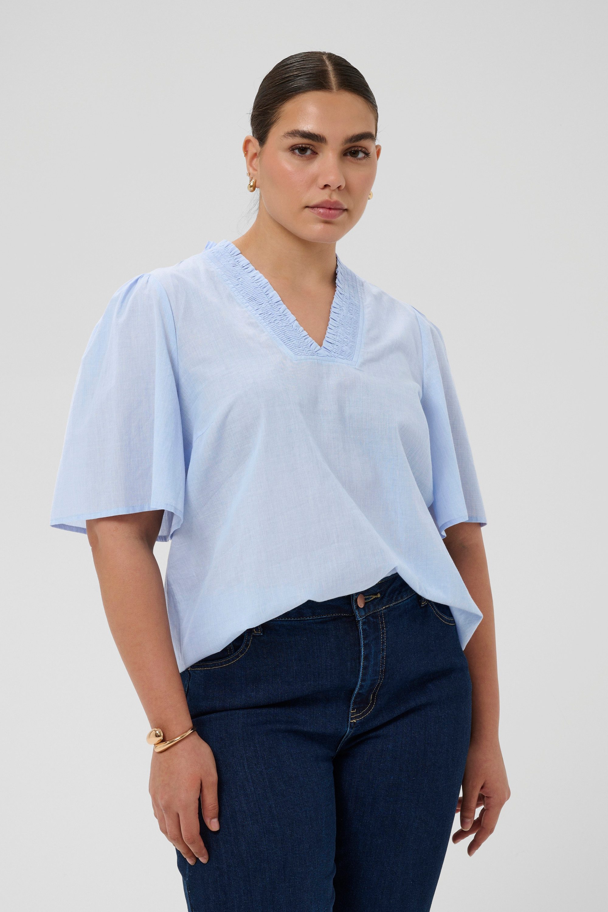 Langarmbluse Langarm-Bluse KCjane