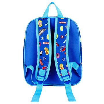 Sarcia.eu Vorschulranzen Paw Patrol Marineblauer Jungen 3D-Kindergartenrucksack, 32x27x11 cm