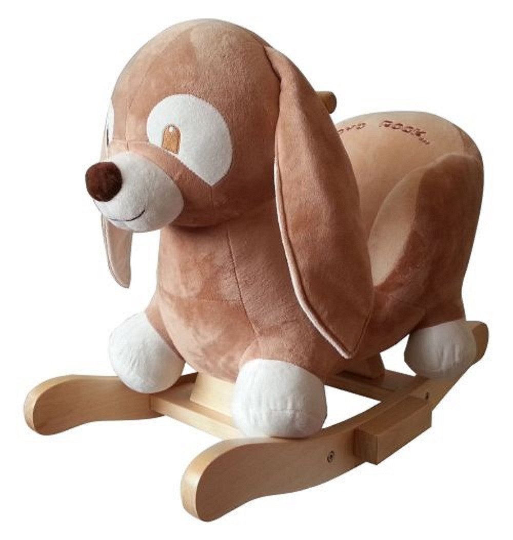 Sweety-Toys Schaukeltier Sweety Toys 4850 Schaukelstuhl Hase braun kuschelig