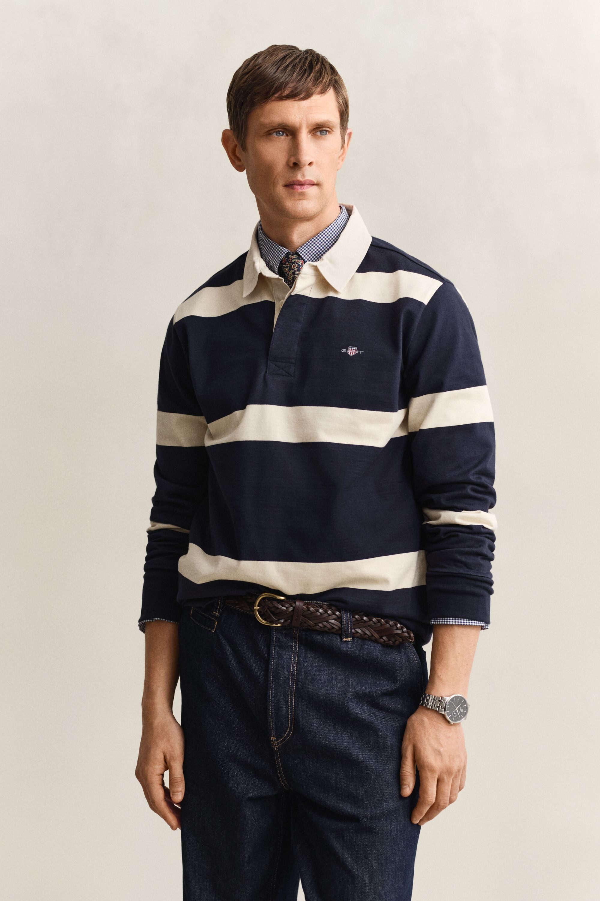 Gant Langarm-Poloshirt günstig online kaufen