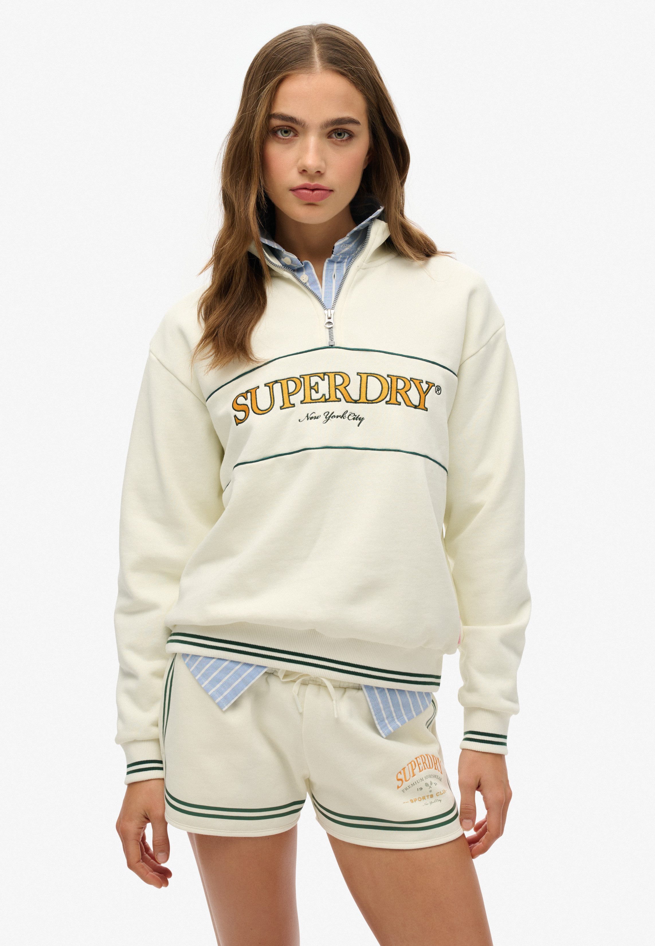 Sweatshirt COUNTRY CLUB LOOSE HALF ZIP