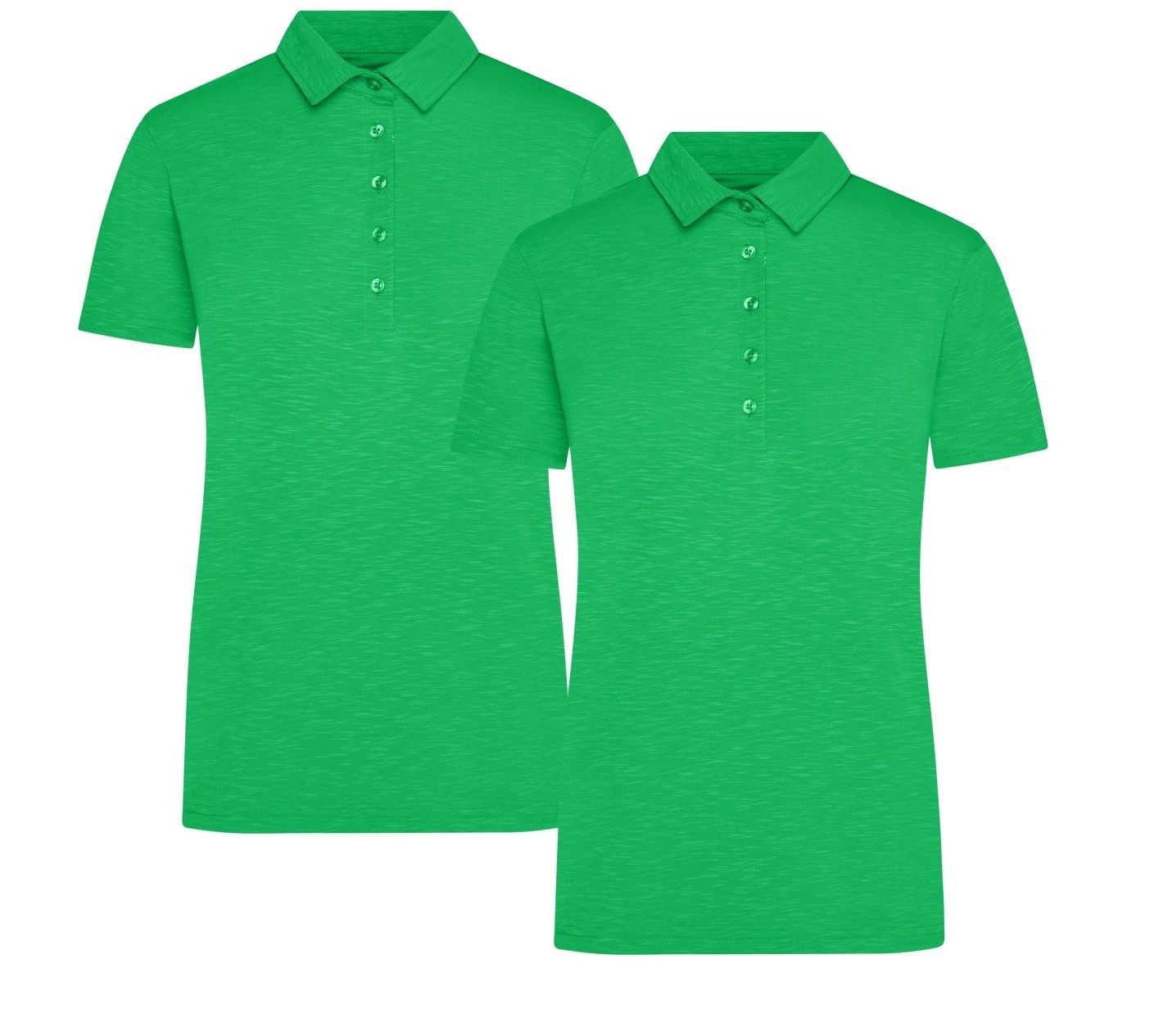 James & Nicholson Poloshirt Doppelpack Damen Funktionspolo für Freizeit und Sport Polo JN751 (Doppelpack, 2er-Pack) Atmungsaktiv und feuchtigkeitsregulierend, schnelltrocknend