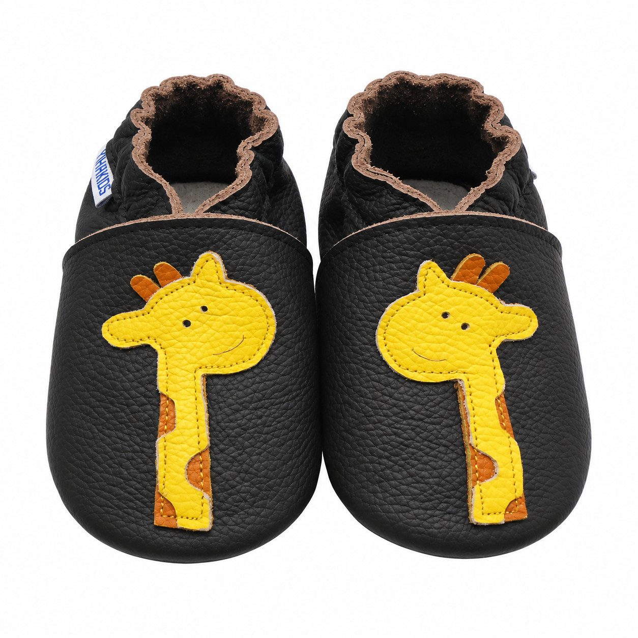 Yihakids Yihakids Baby Lauflernschuhe – Weiche Lederpuschen, Rutschfest Krabbelschuh