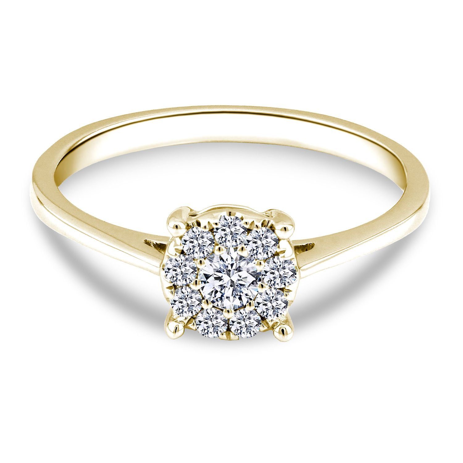 Adam & Eve Diamantring Solitärring Goldring • 585/- Gold "AE31"