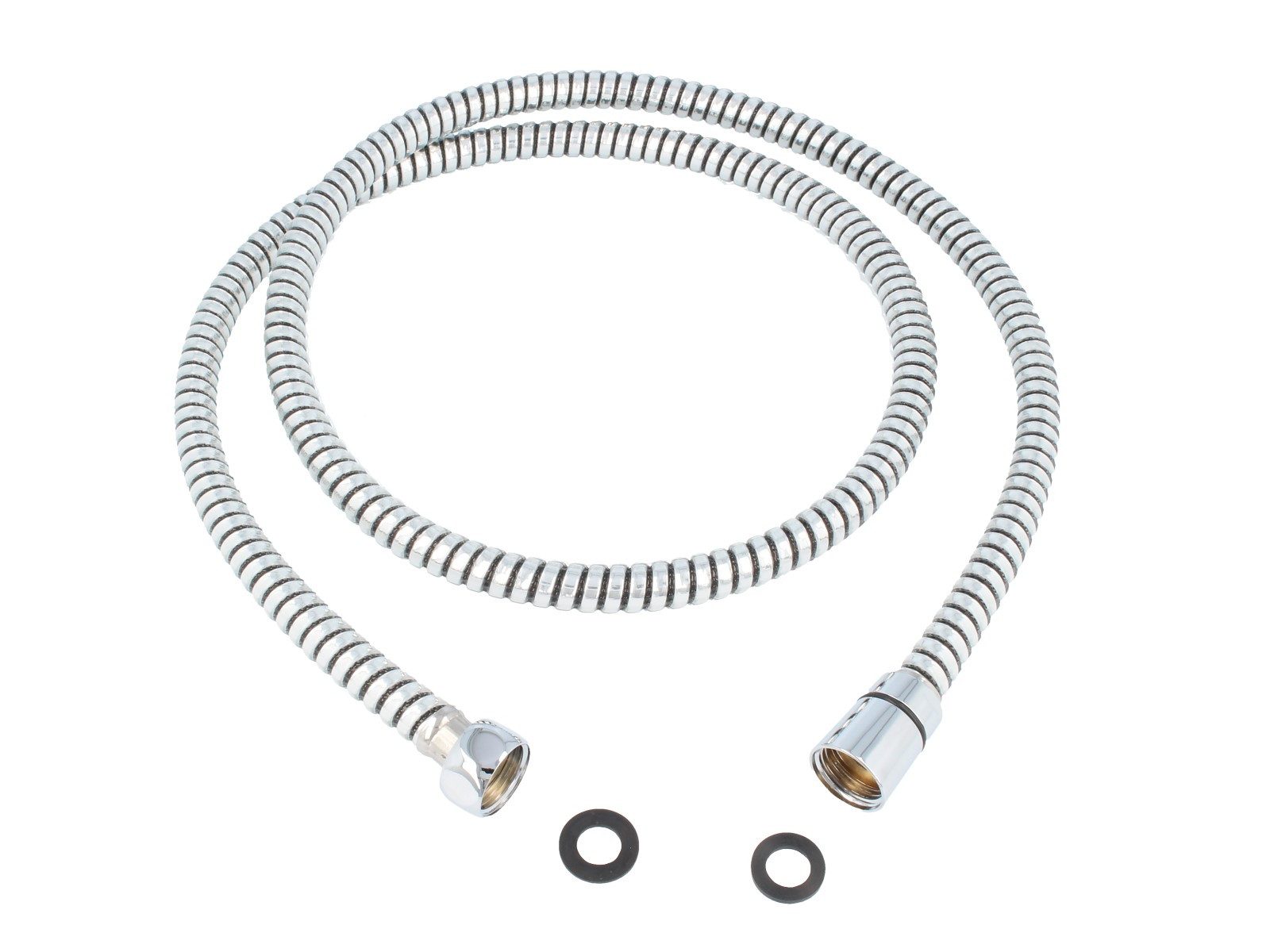 Damixa Badaccessoire-Set 1500 mm Kunststoff-Brauseschlauch, chrom 7665000