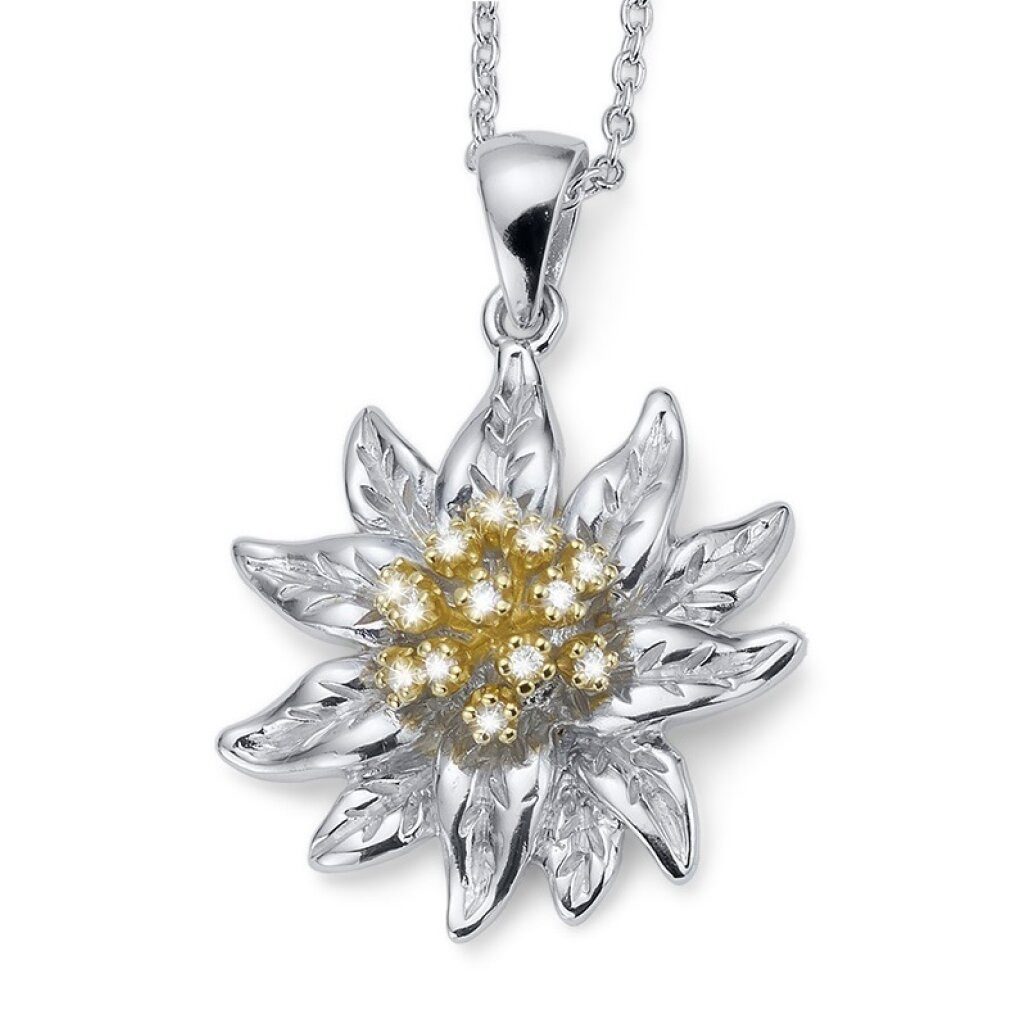 Crystalp Jewellery Kette mit Einhänger Tøpytivý støíbrný náhrdelník Protì 30552.S