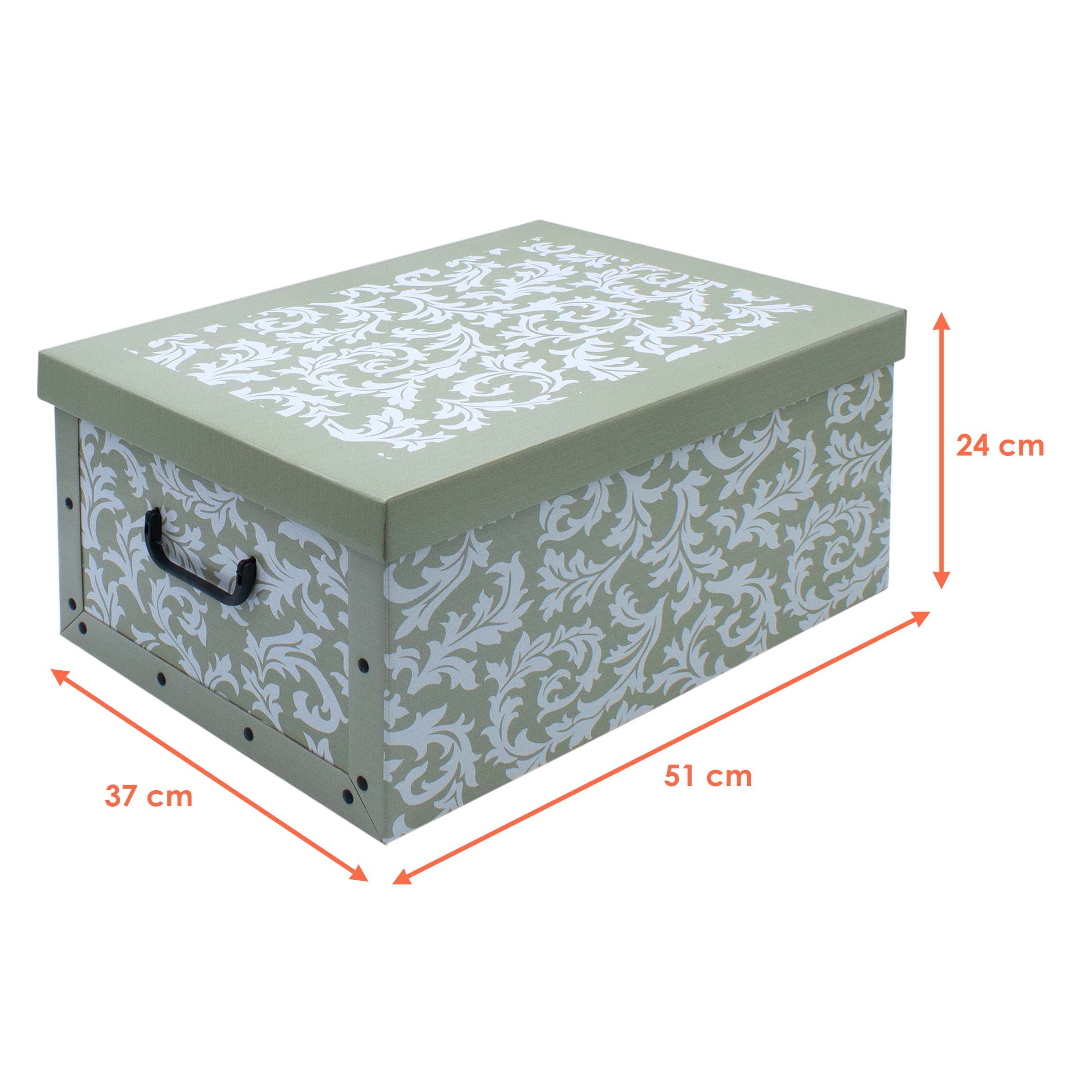 Spetebo Aufbewahrungsbox (Set, 3 St., Aufbewahrungsboxen), Stapelbox Geschenkbox