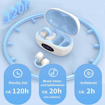 Diida Kopfhörer, Bluetooth-Kopfhörer, Knochenleitungskopfhörer Bluetooth-Kopfhörer (bluetooth, Beidseitiges Stereo, verlustfreie HIFI-Klangqualität, Bluetooth 5.3)