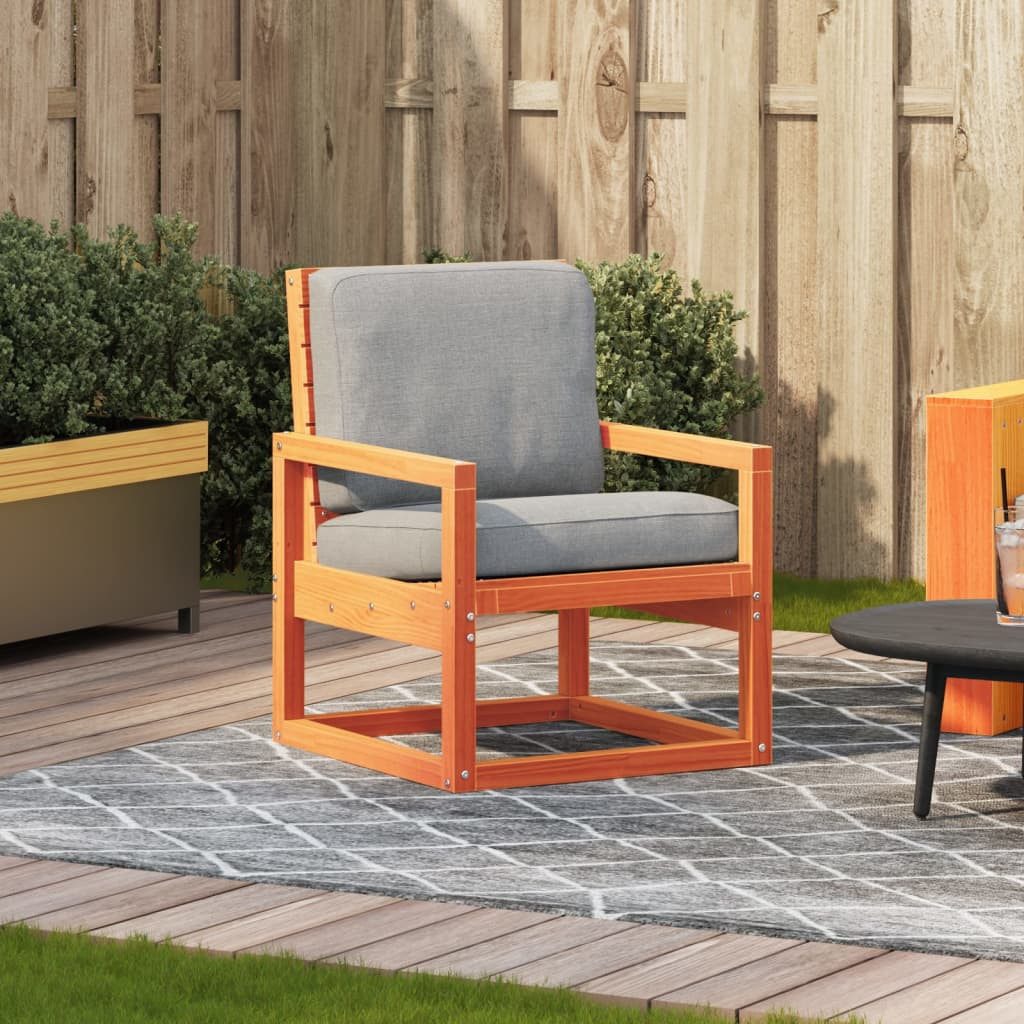 vidaXL Gartenstuhl Gartenstuhl Wachsbraun 57,5x63x76 cm günstig online kaufen