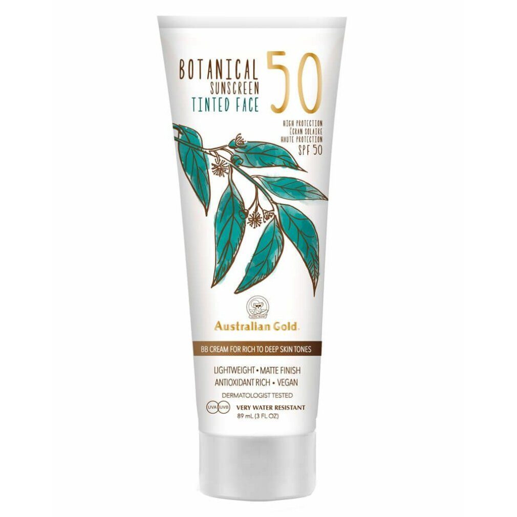 Sonnenschutzcreme BOTANICAL SPF50 tinted face #rich-deep 88ml