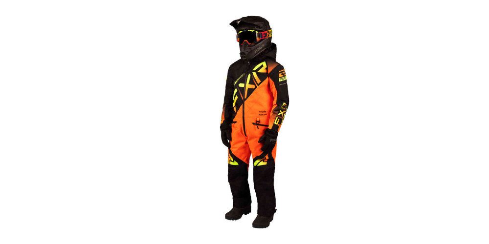 FXR Schneeoverall CX 2023 Jugend 1-Teiler Snowmobil Kombi reflektierende reißverschluss
