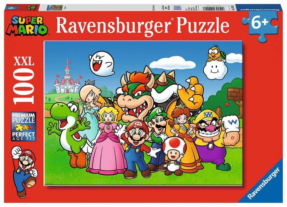 Super Fun Ravensburger 100 XXL Ravensburger Kinder Puzzleteile Teile 12992, Puzzle Puzzle Mario 100