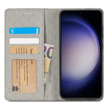 FITSU Handyhülle Handytasche für Samsung Galaxy S23 Hülle 6,1 Zoll, Handyhülle für Samsung S23 Schutzhülle, Flip Case mit Kartenfach Cover