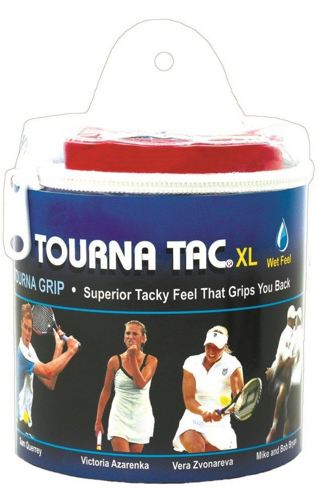 Griffband Overgrip Tac XL Tour Pack 0.55mm weiss 30er Clip-Beutel