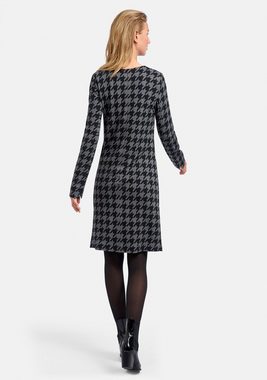MYBC Jerseykleid Jersey-Kleid mit Hahnentritt-Design