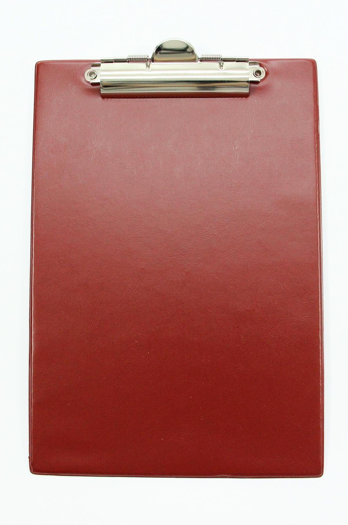 Klemmtafel Klemmbrett / aus PVC / DIN A4 / Farbe: rot