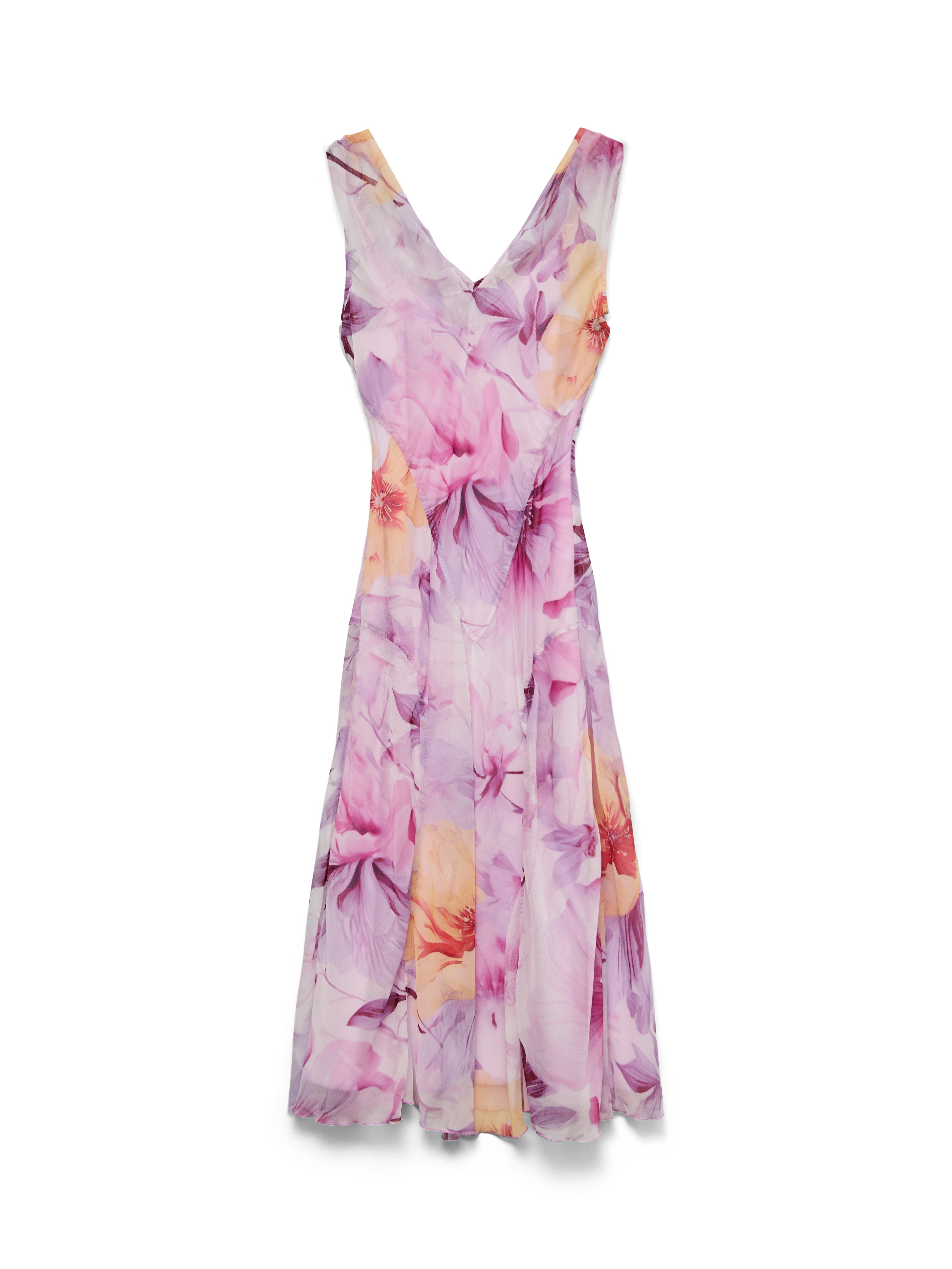 Vero Moda Maxikleid VMSADIE SL CUTLINE ANKLE DRESS EXP Polyester