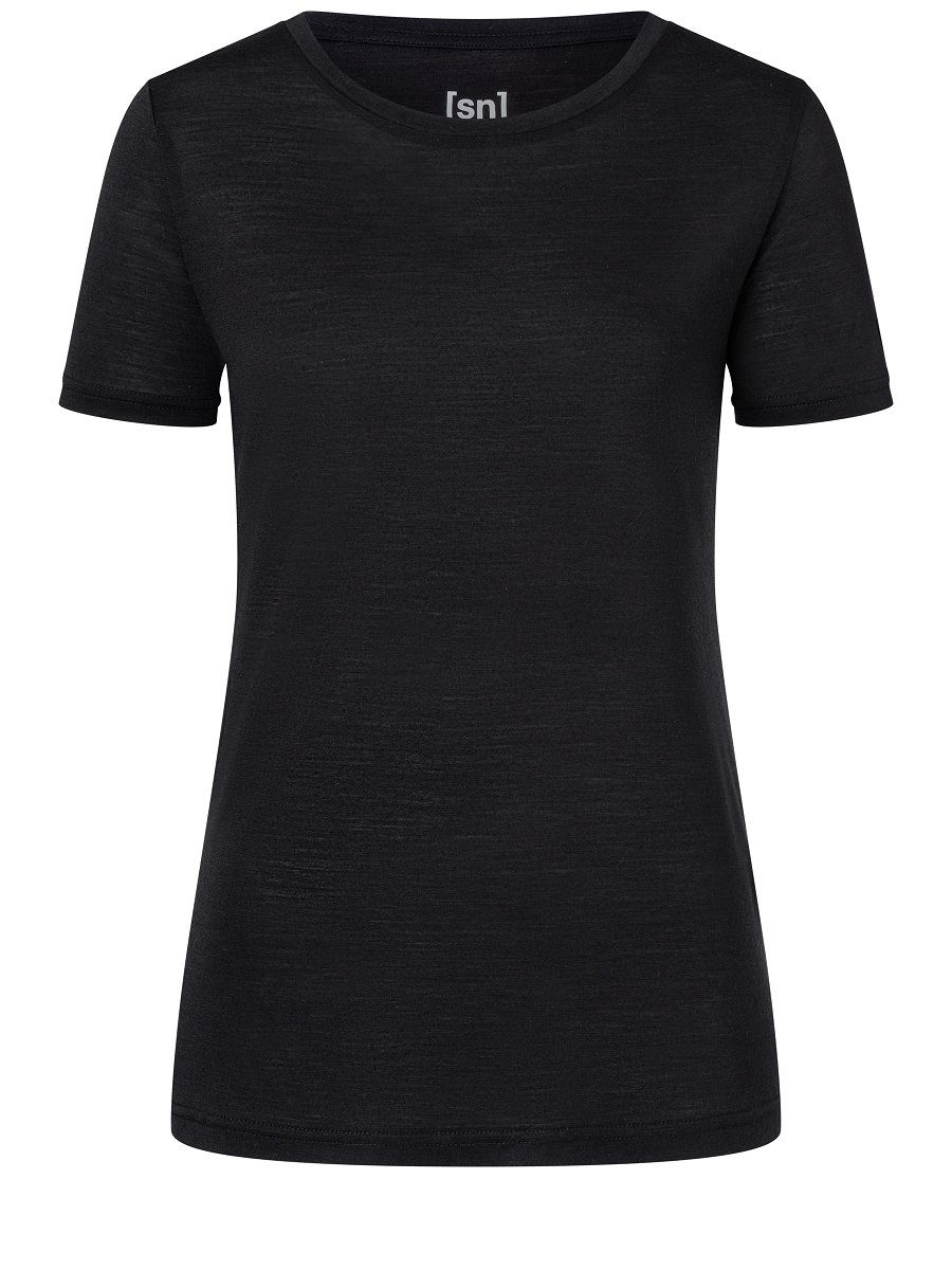 SUPER.NATURAL T-Shirt für Damen, Merino THE ESSENTIAL atmungsaktiv, casual