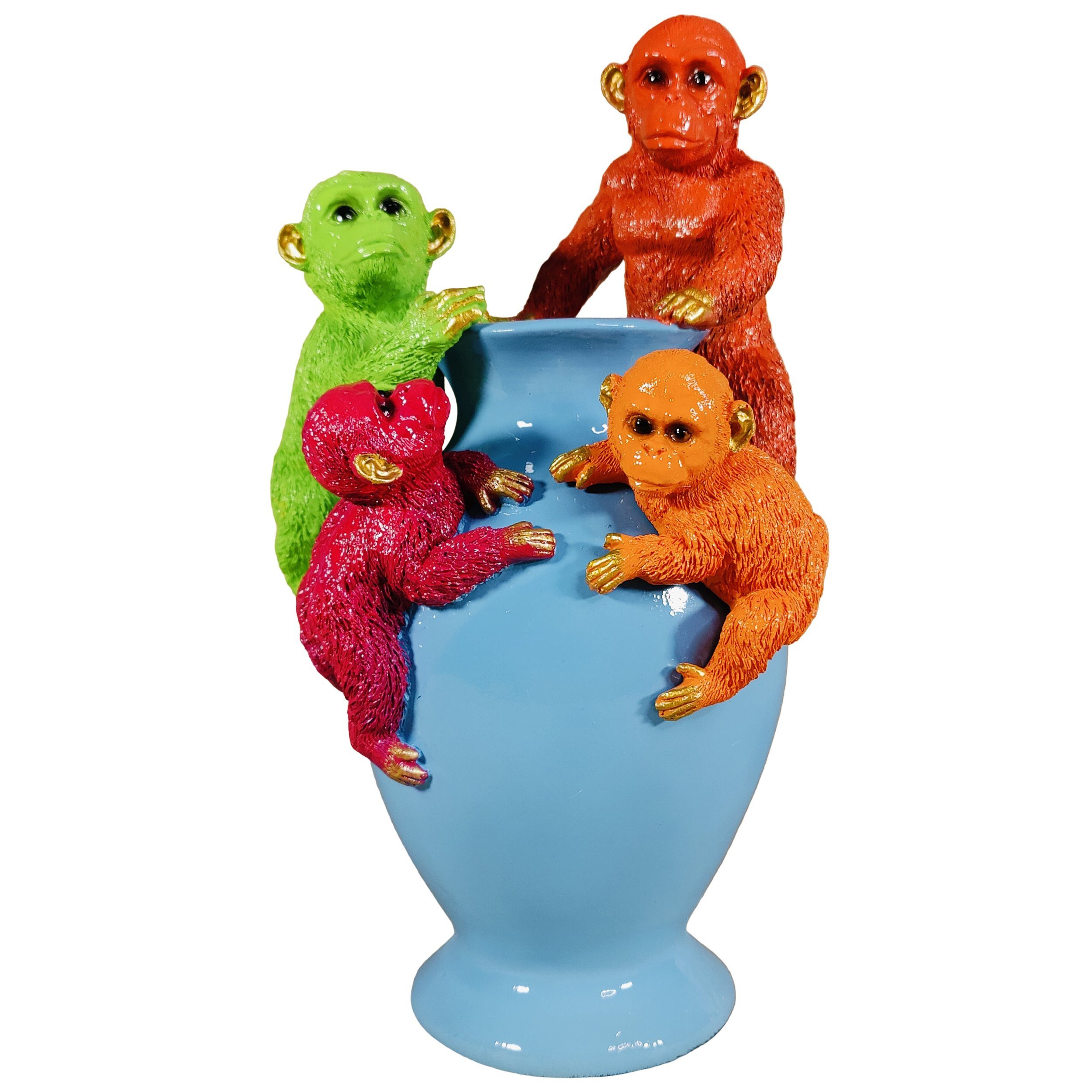 colourliving Dekovase Moderne Designer-Vase mit Tier-Motiven – für Kunstblumen (1 St), modern, extravagant, luxuriös