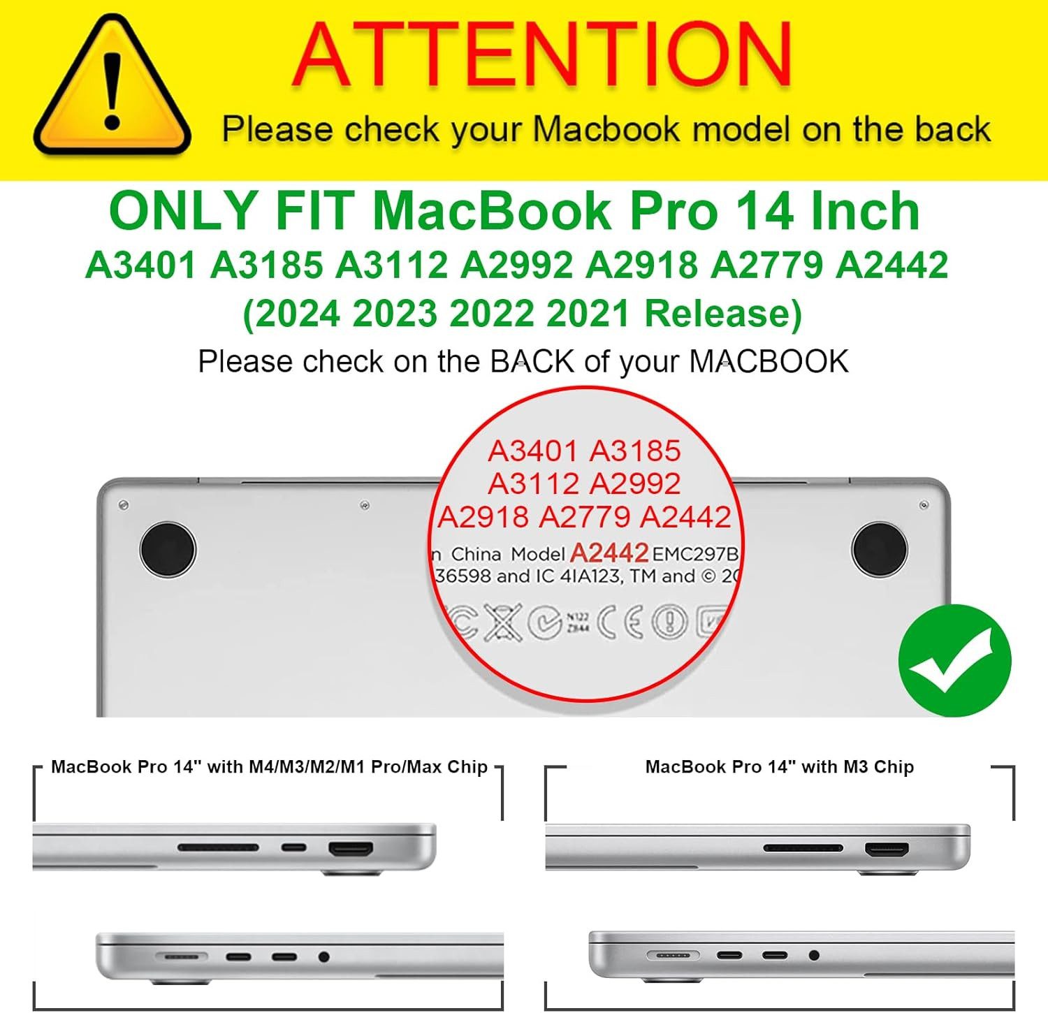 Fintie Tablet-Hülle Kompatibel mit MacBook Pro 14 Zoll M5 M4 M3 M2 M1 Pro/Max (2026-2021), A3426 A3427 A3434 A3112 A3401 A3185 A2992 A2918 A2779 – Bild 2 von 5