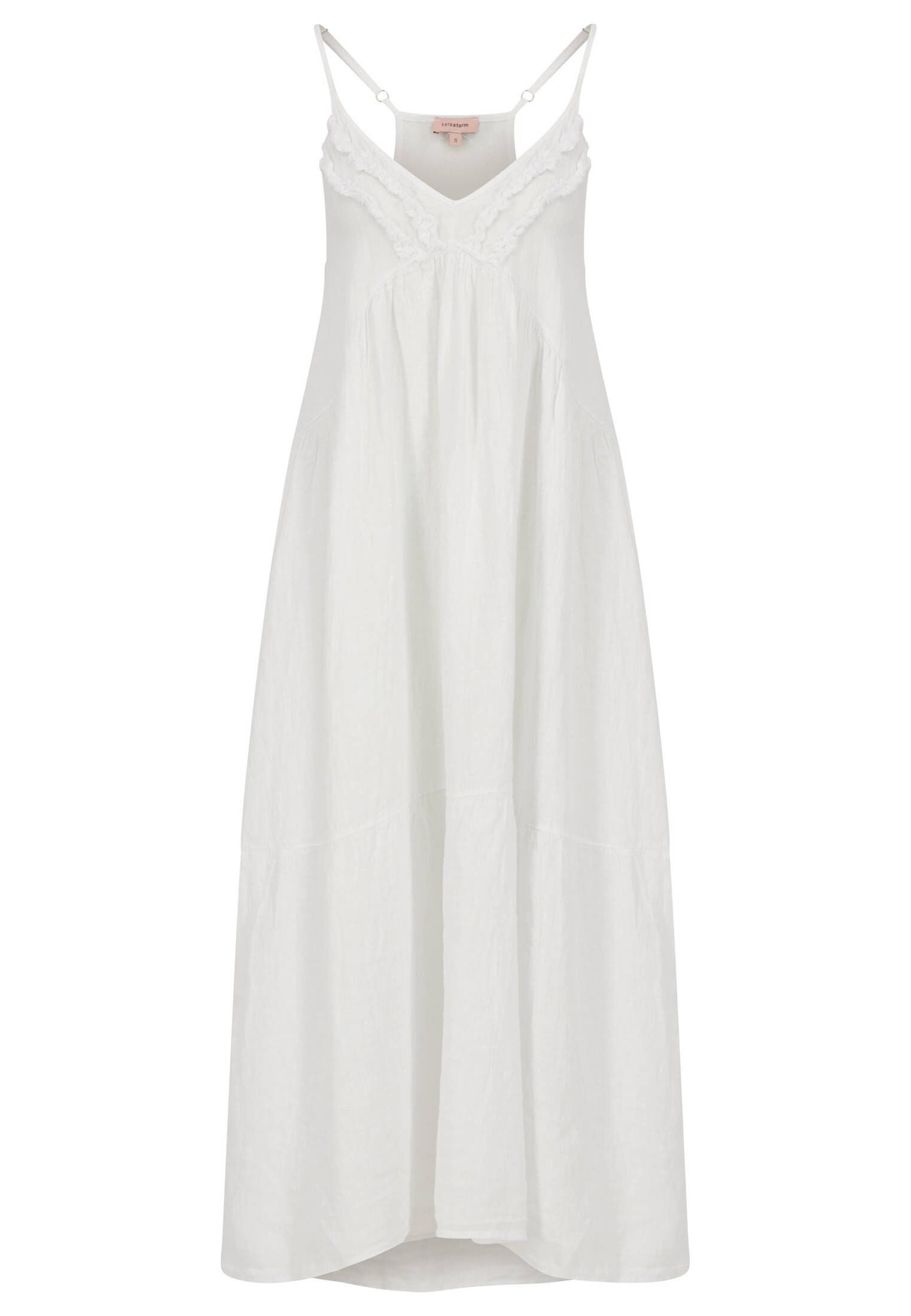 Sommerkleid Damen Trägerkleid aus Leinen