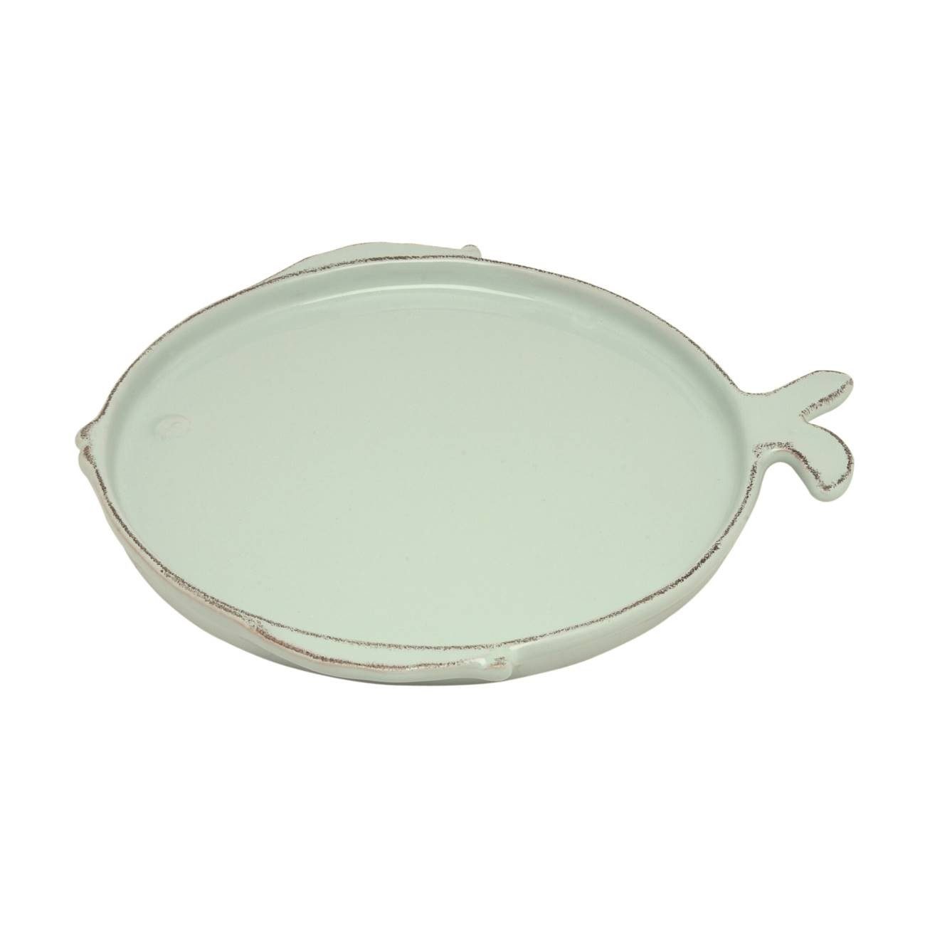 Virginia Casa Kuchenteller Marina, Spülmaschinengeeignet, Blau, Motiv: Fisch