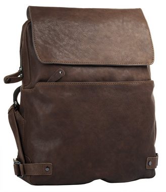 Harold's Laptoprucksack, echt Leder