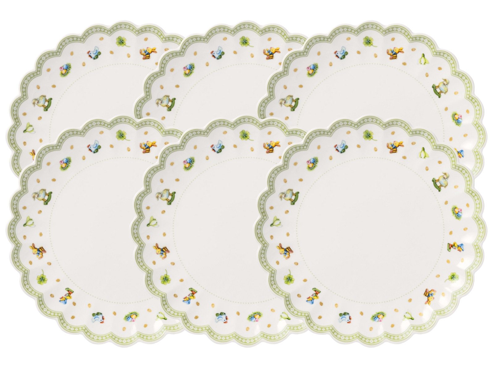 Villeroy & Boch Dessertteller Easter Delight Frühstücksteller 22cm Set6