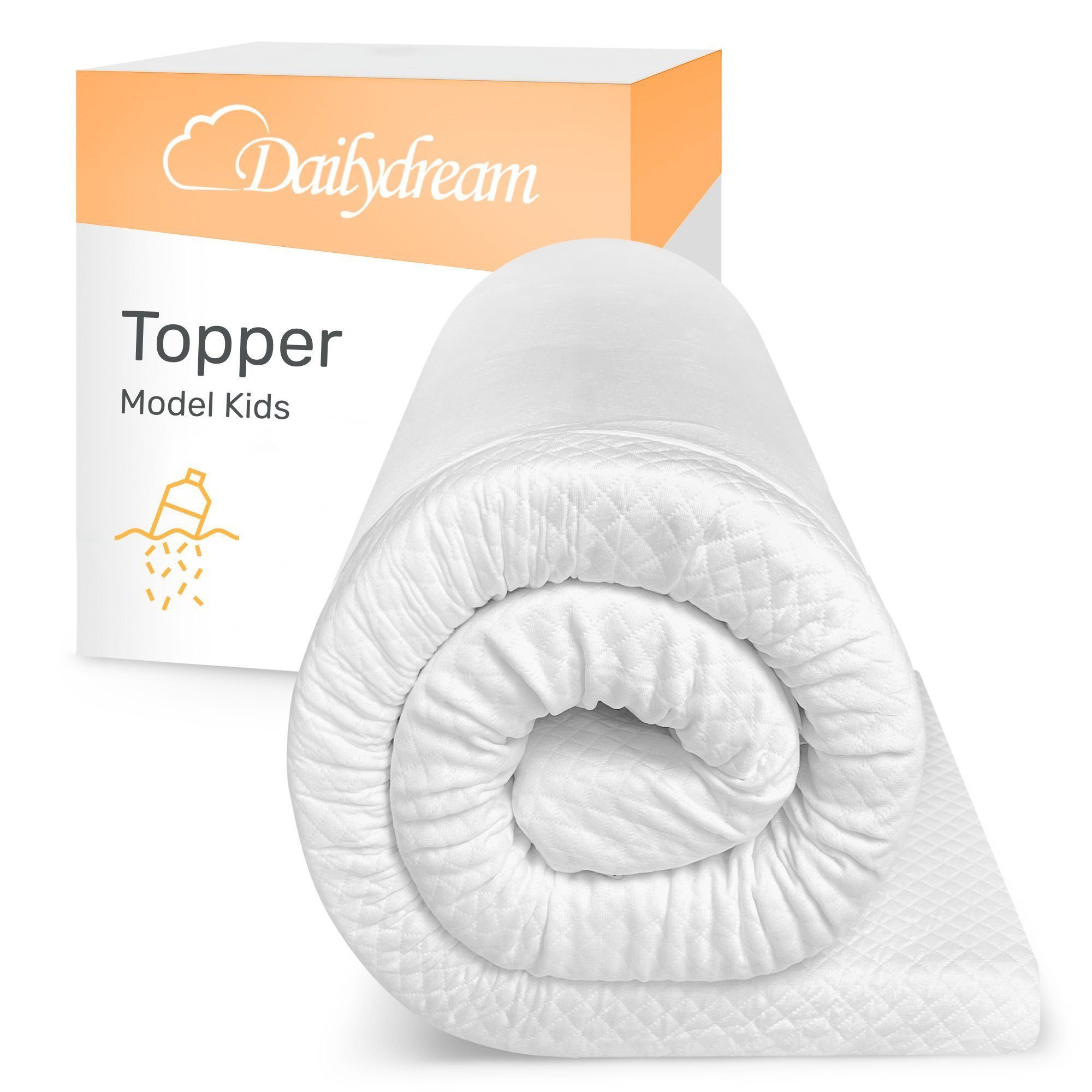 Dailydream, Topper Dailydream viscoelastische Matratzenauflage “Model Kids M” mit Memory, 5 cm hoch
