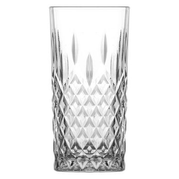 LAV Longdrinkglas Odin Wassergläser: 6x 356ml Set, Vielseitig für Getränke, Glas