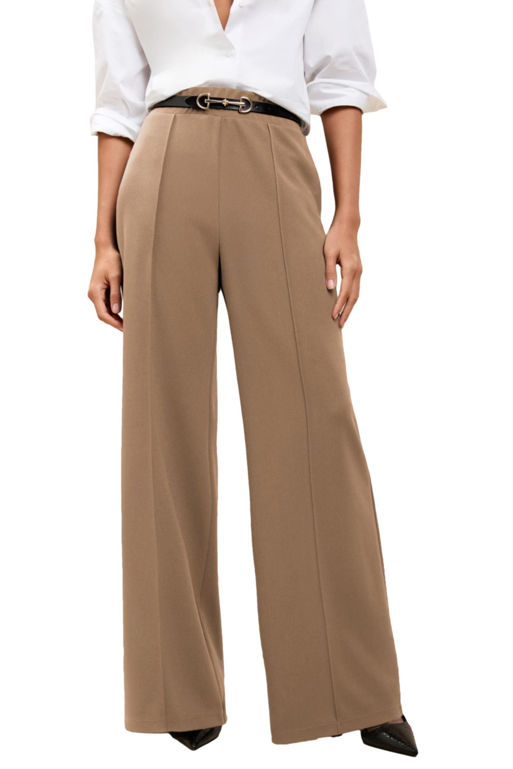 LIPSY Taillenhose Lipsy Hose mit hohem Bund und weitem Bein, Petite (1-tlg) günstig online kaufen