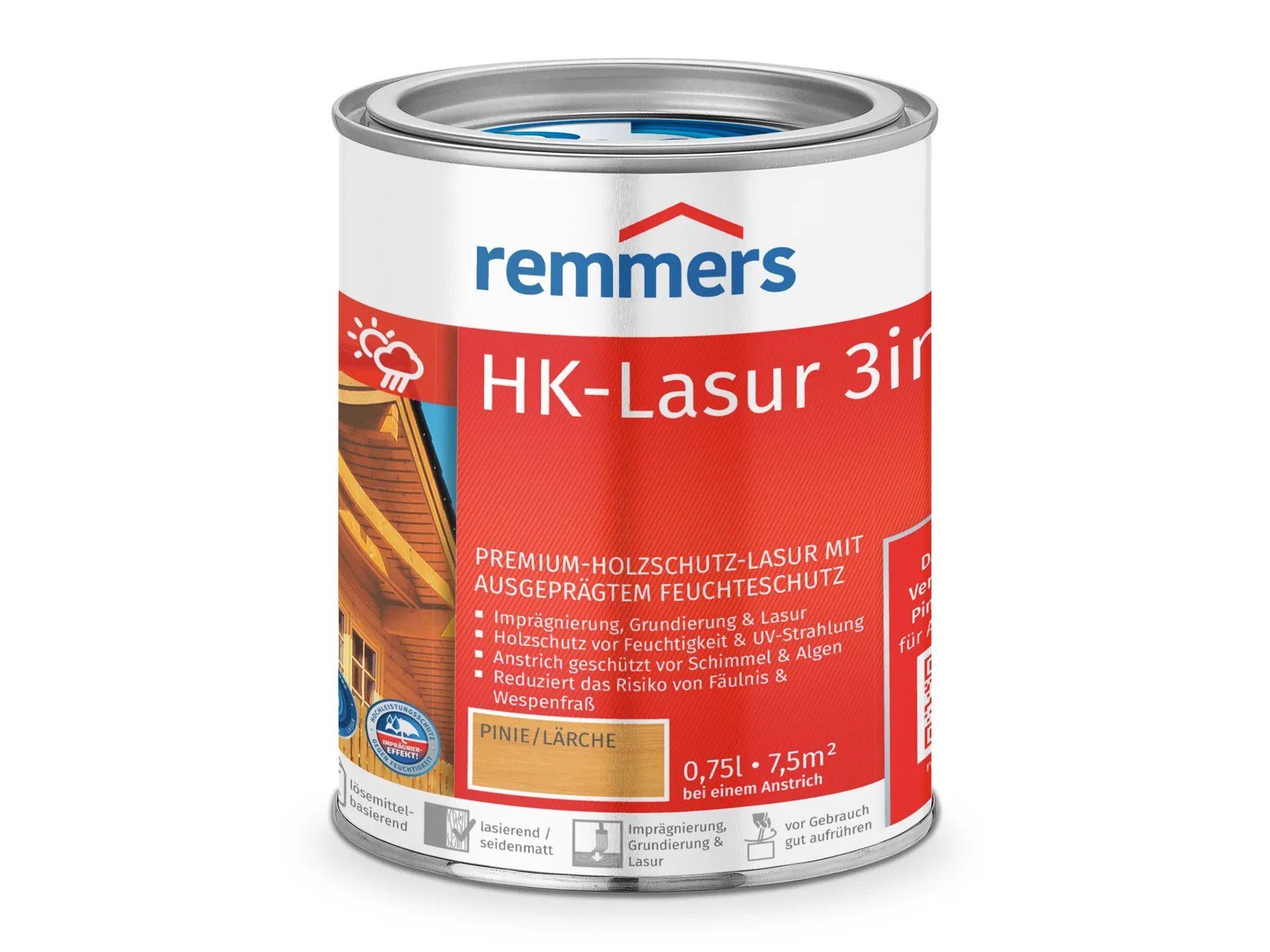 Holzschutzlasur HK-Lasur 3in1