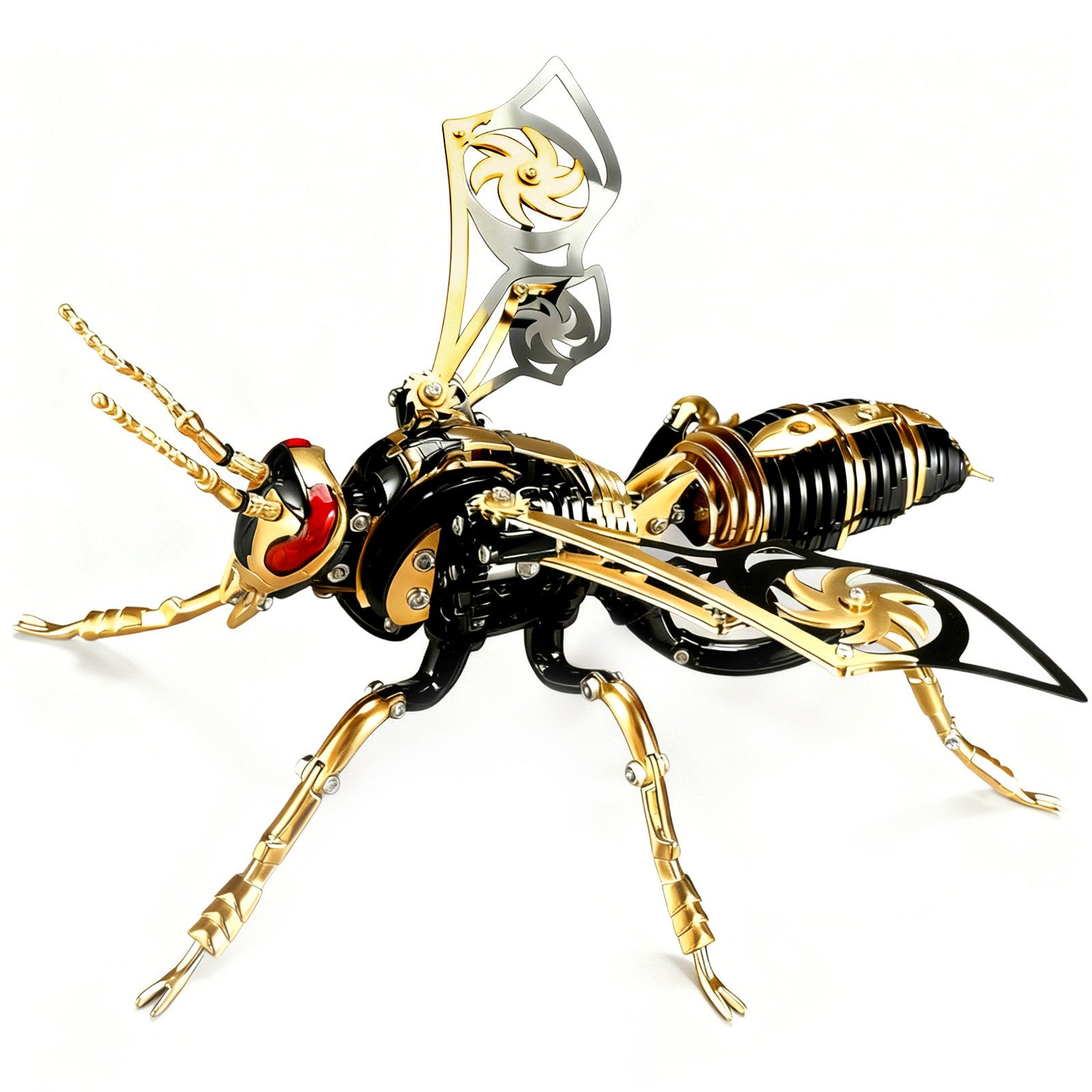 Fine Life Pro 3D-Puzzle 3D Metallbausatz-Serie: Mechanische Hornisse, Phönix & Alterdrache, Puzzleteile, Kreatives DIY-Puzzle mit Spielspaß & intellektueller Herausforderung