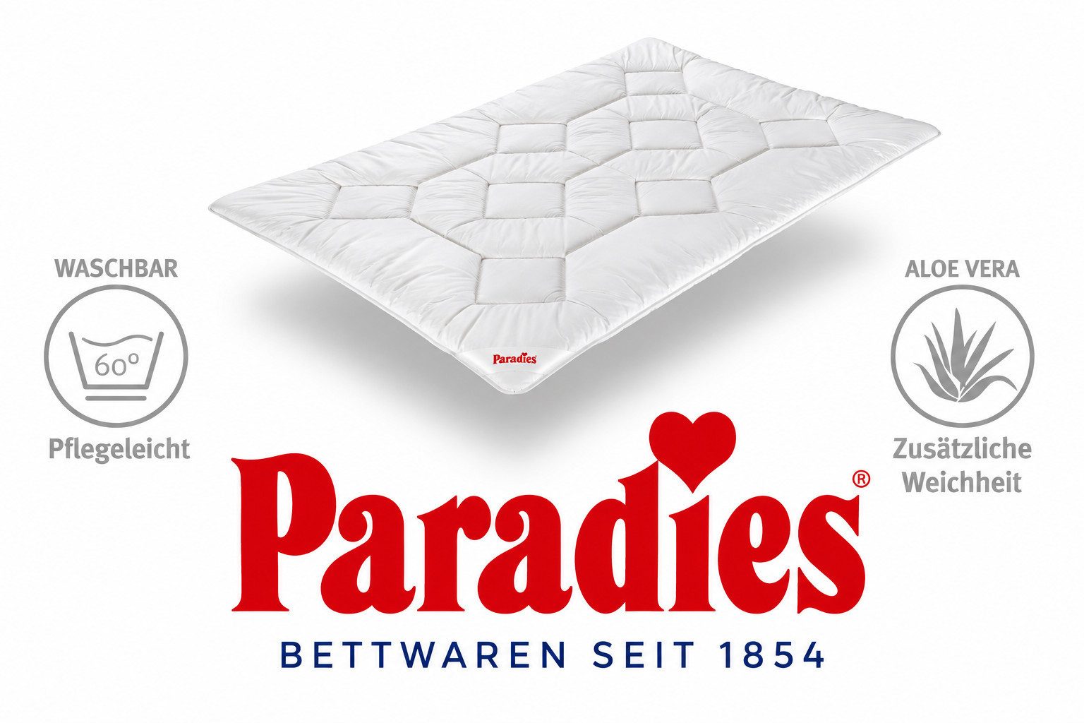 Paradies Baumwollbettdecke Paradies Bett Decke Bali 135 x 200 cm Ganzjahresdecke, Füllung: 100% Polyester, Bezug: Biobaumwolle, Bettdecke in 135x200 cm, 155x220 – Bild 5 von 5