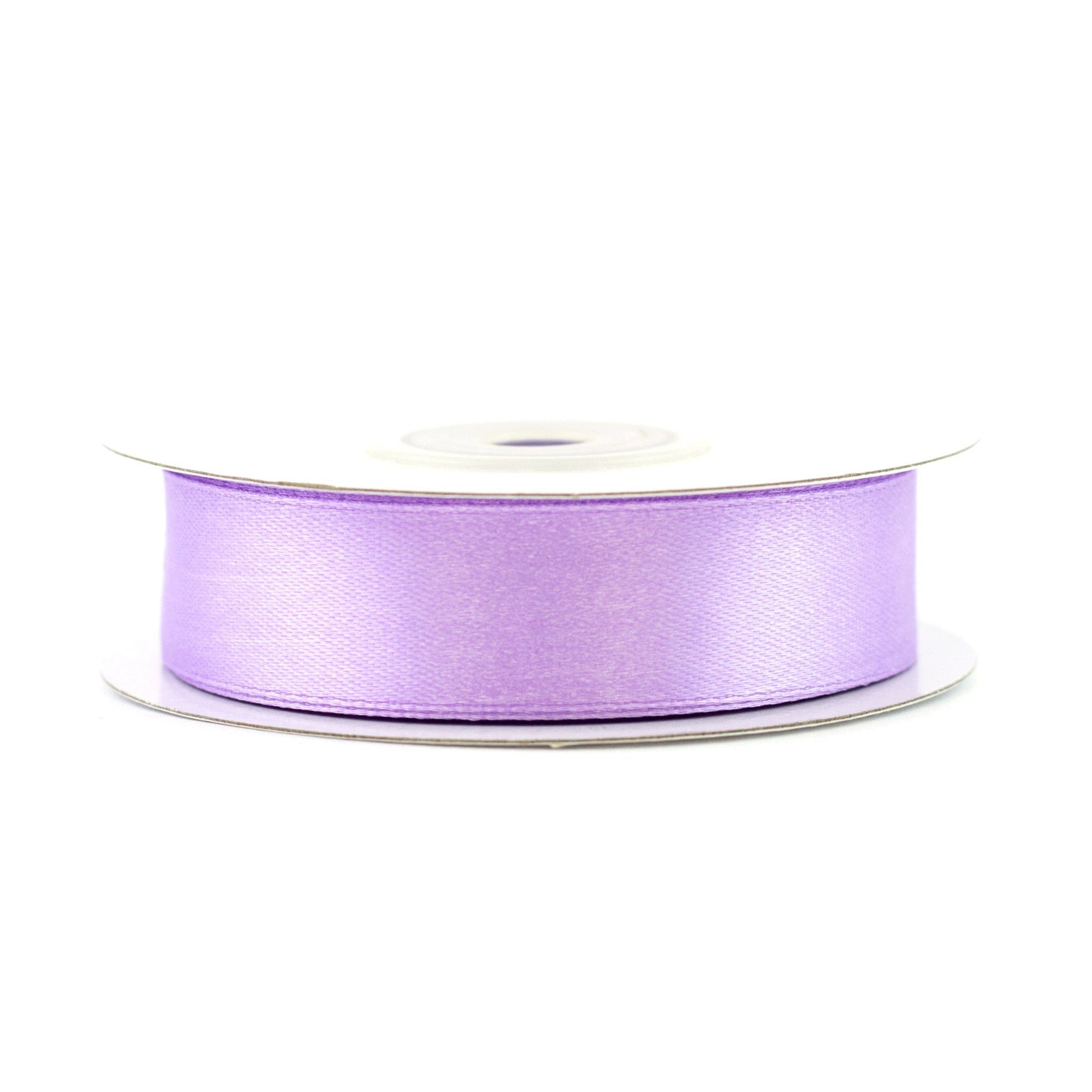 Creativery Satinband, Satinband 18mm x 25m Rolle Flieder