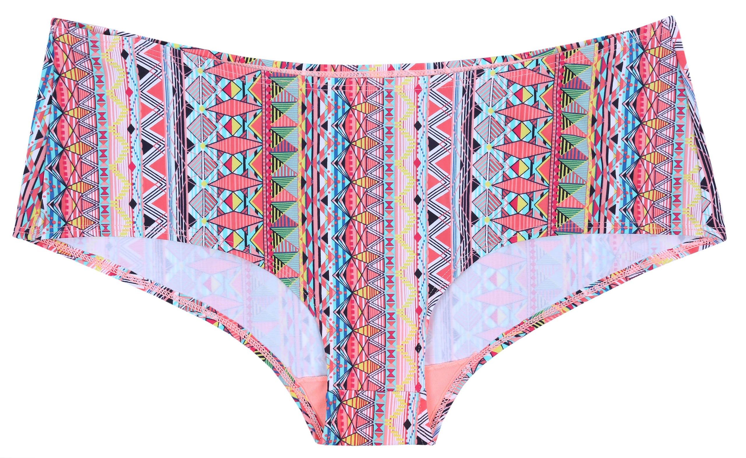 Bikini-Hose Damen-Badehose gemustert XXL