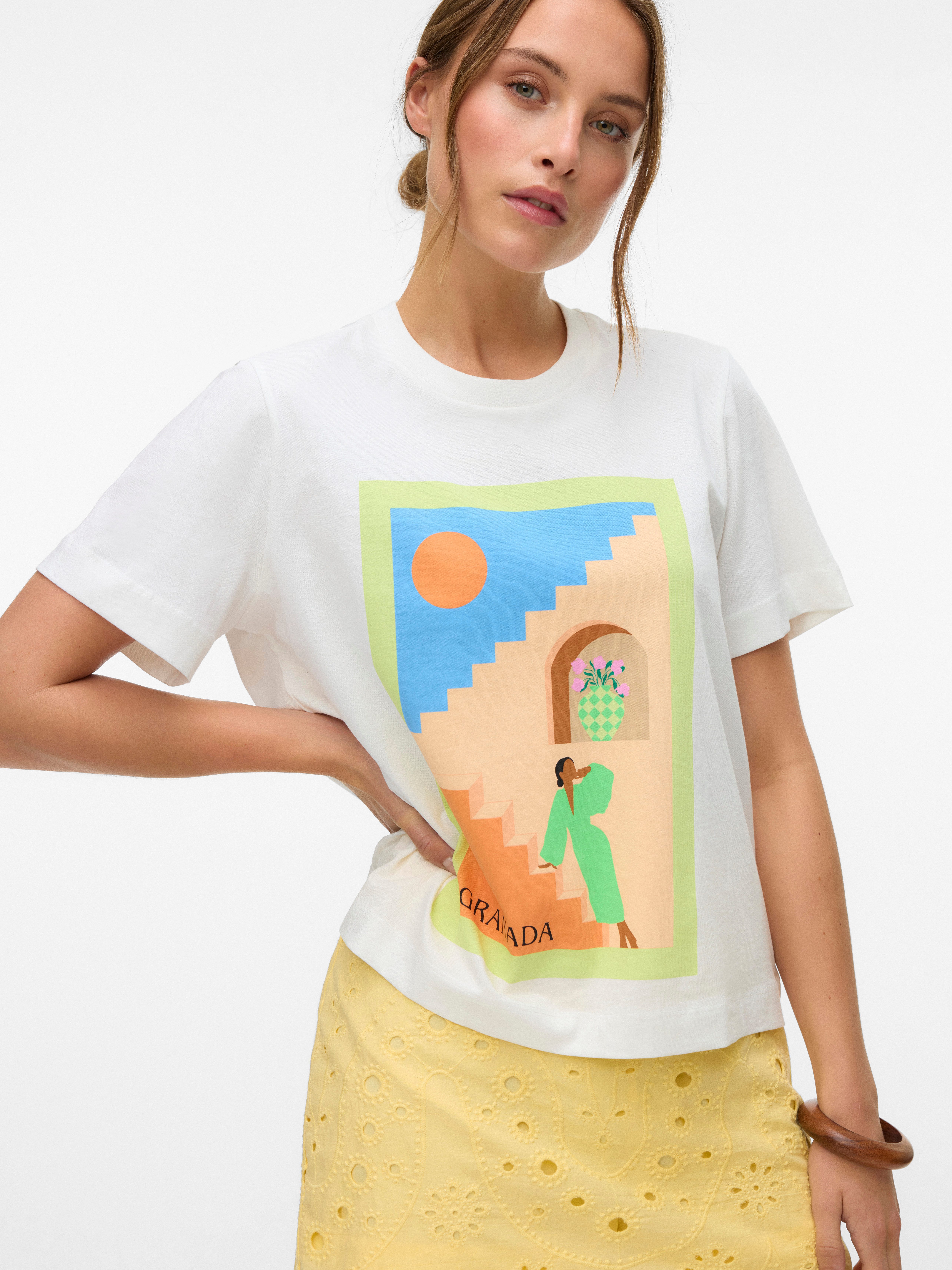 Vero Moda Kurzarmshirt VMBETA METTE SS TOP BOX JRS GA günstig online kaufen