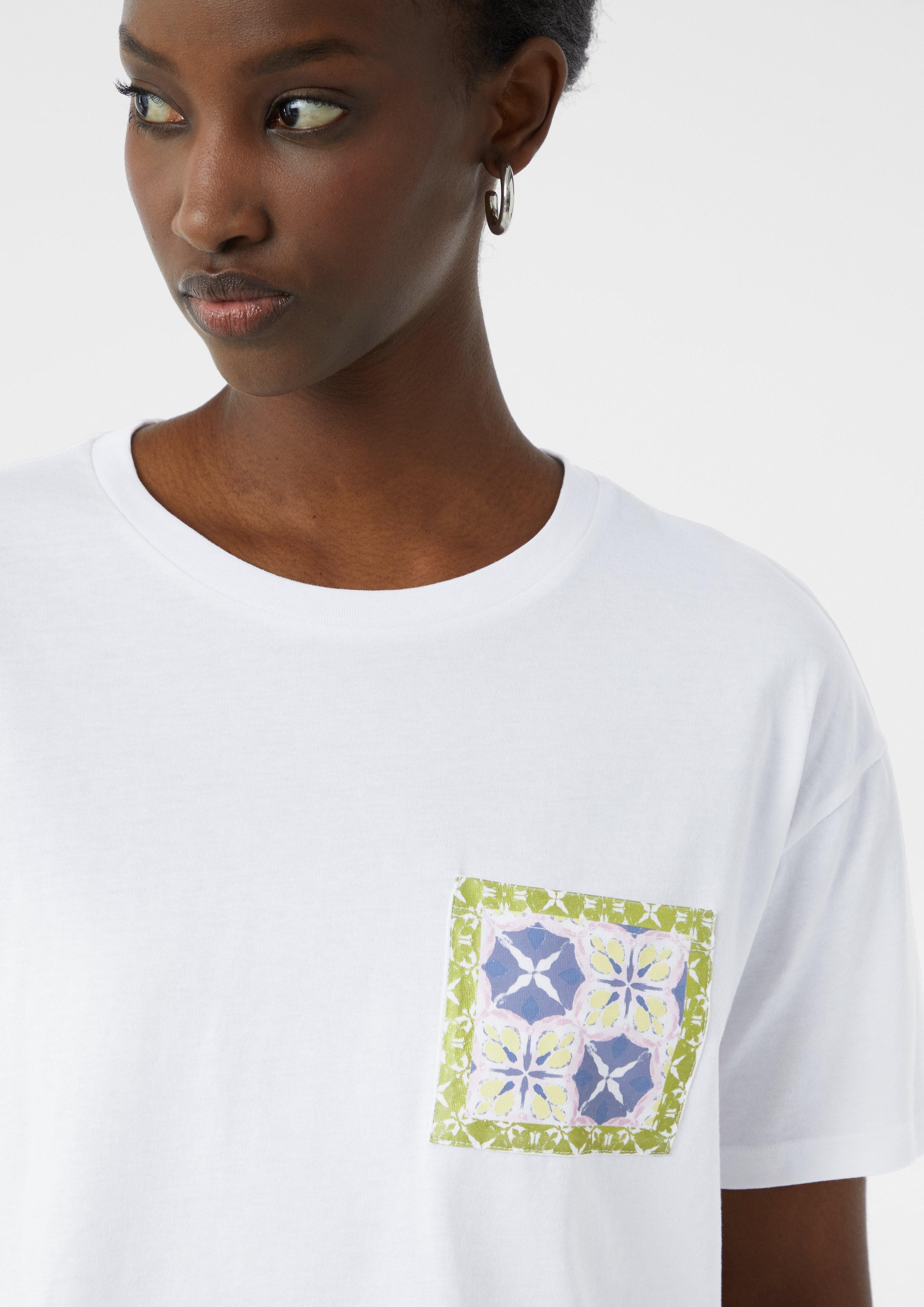 comma casual identity Kurzarmshirt T-Shirt im günstig online kaufen