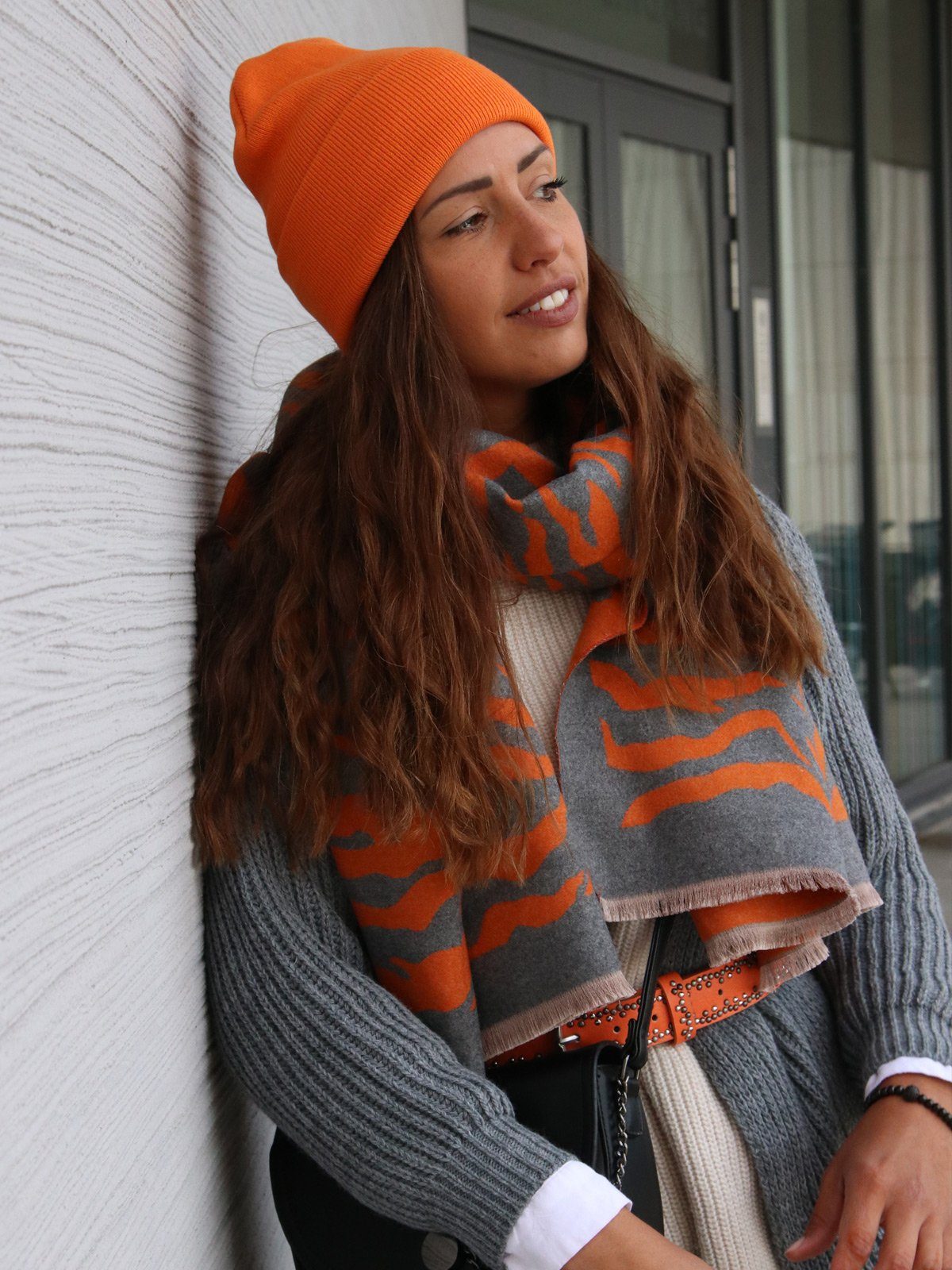 styleBREAKER Strickmütze Winter Strickmütze mit Krempe (1-St)