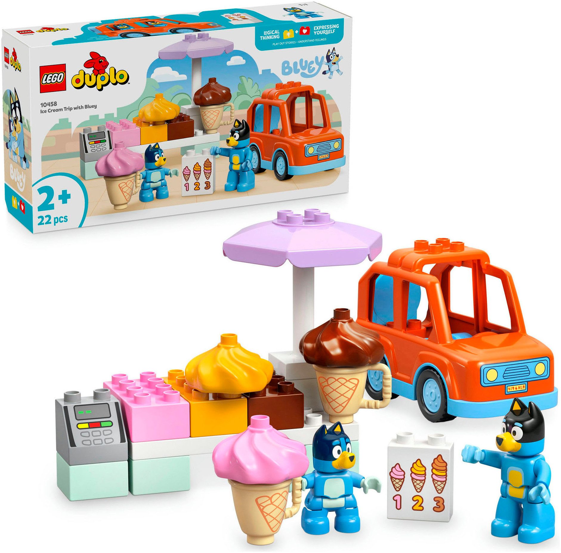 LEGO® Ausflug zur Eisdiele mit Bluey günstig online kaufen