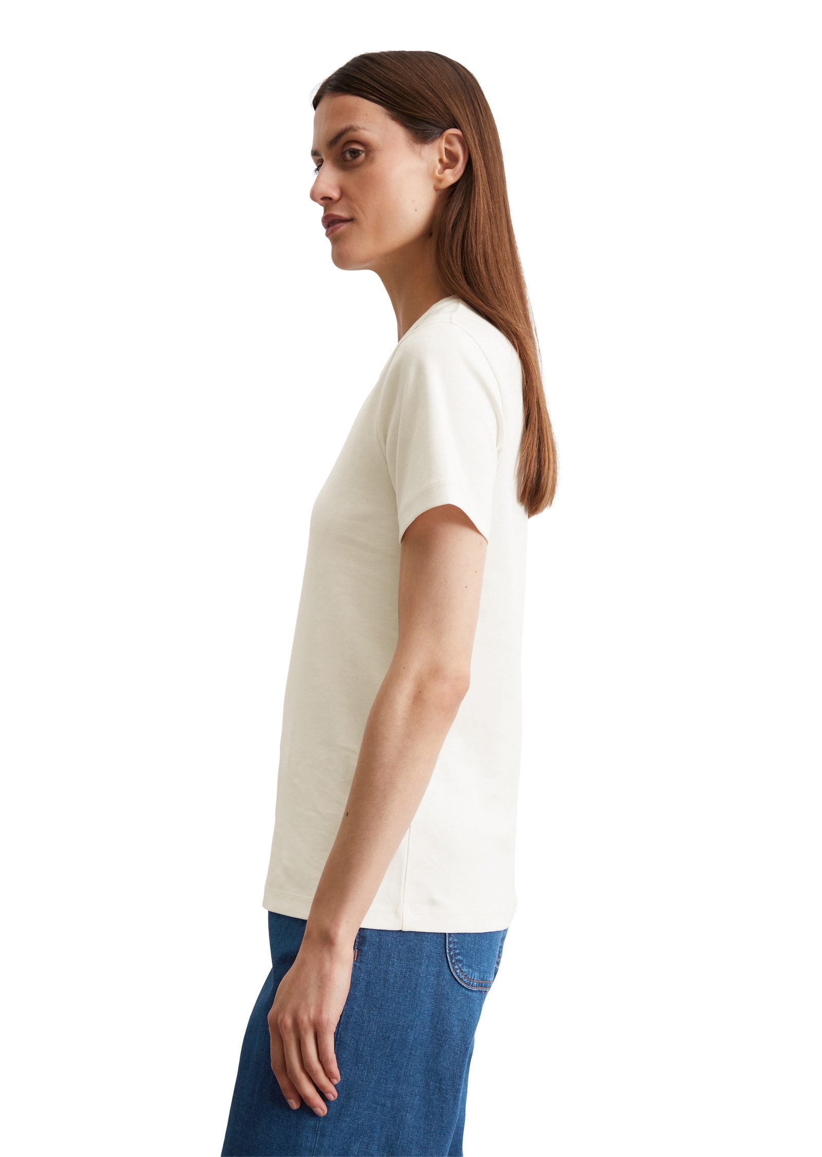 Marc O'Polo T-Shirt aus Interlock-Jersey günstig online kaufen
